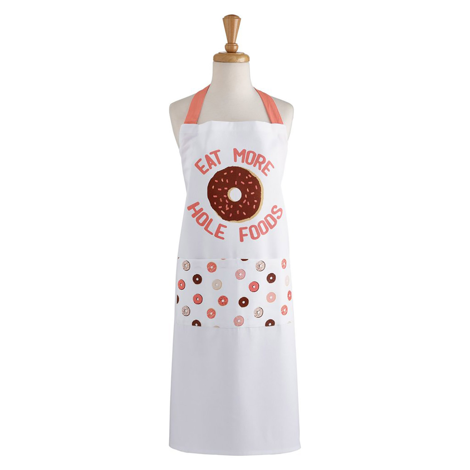 Eat More Hole Foods Apron Adult DI750529 Country Kitchen SweetArt