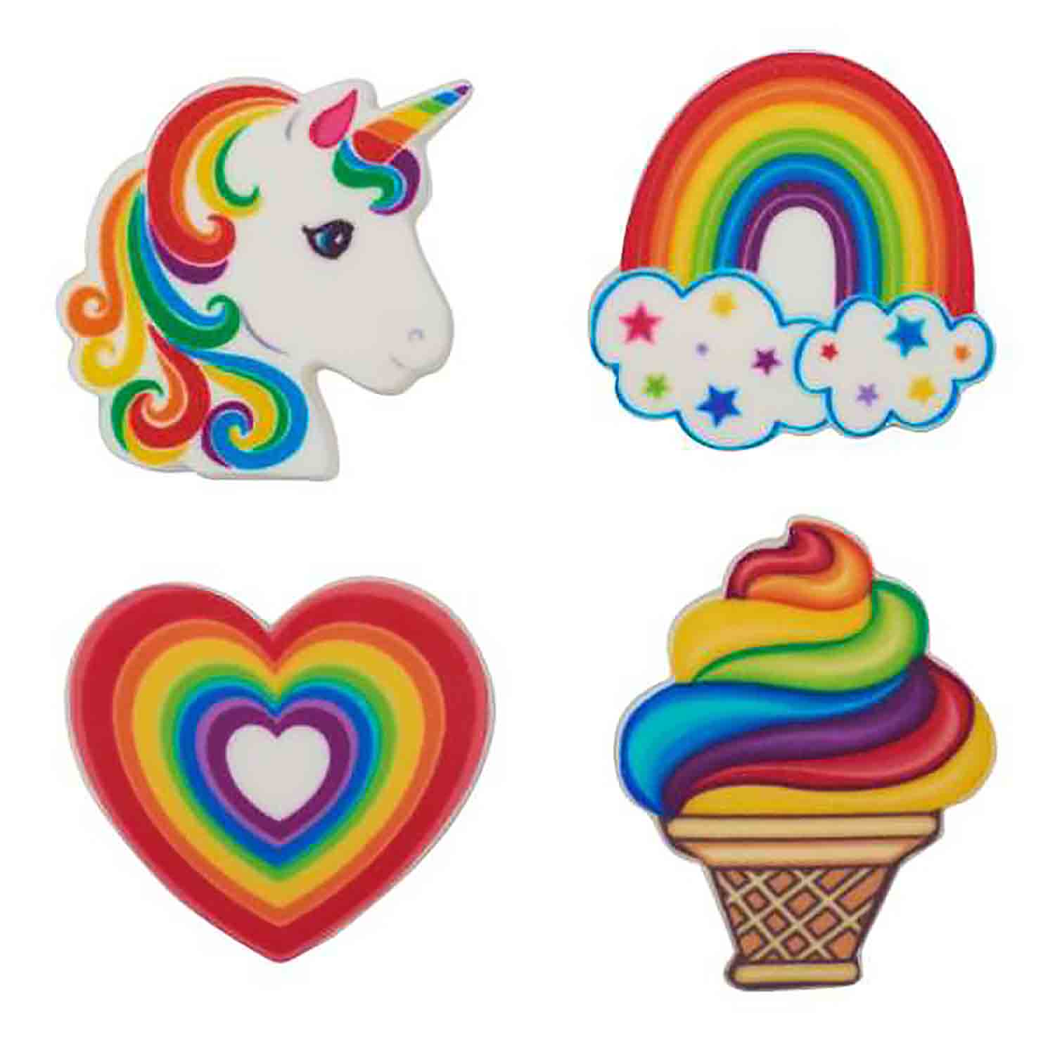 Sugarsoft® Rainbow Collection Decorations