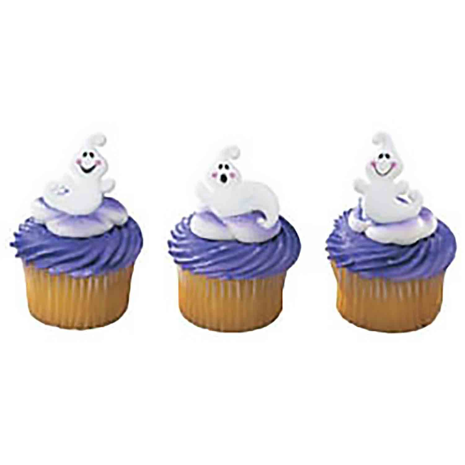 Friendly Ghost Cupcake Toppers