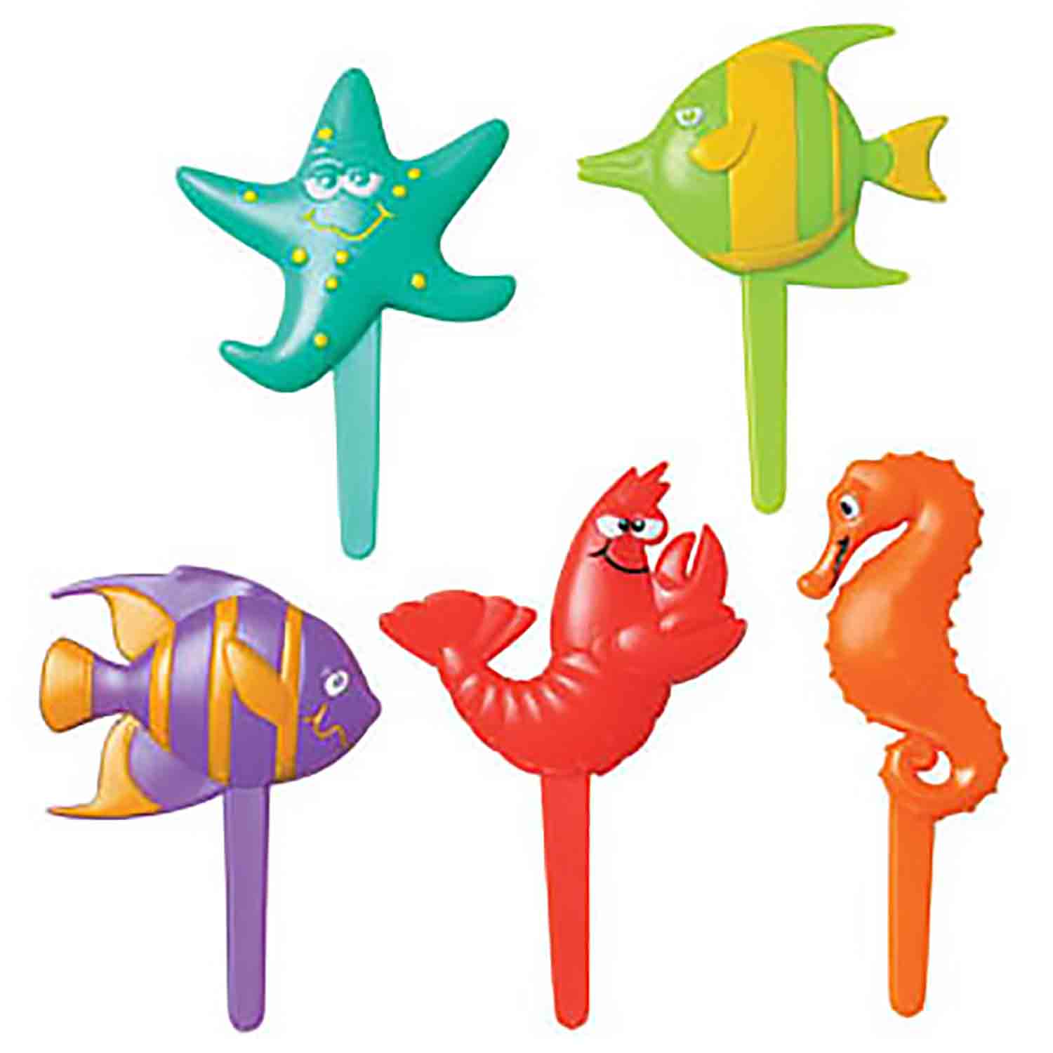 Sealife Friends Cake Picks