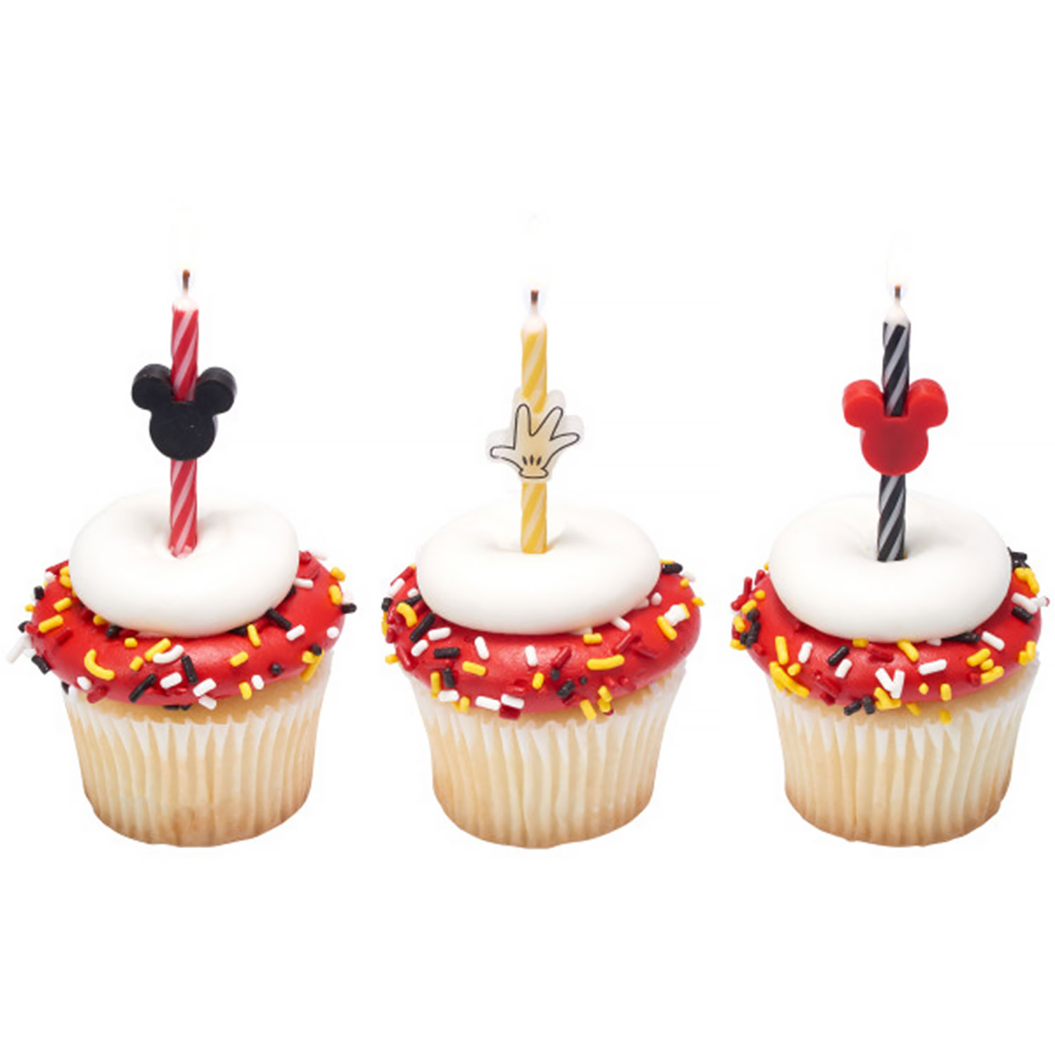 Mickey Mouse Icons Birthday Candles