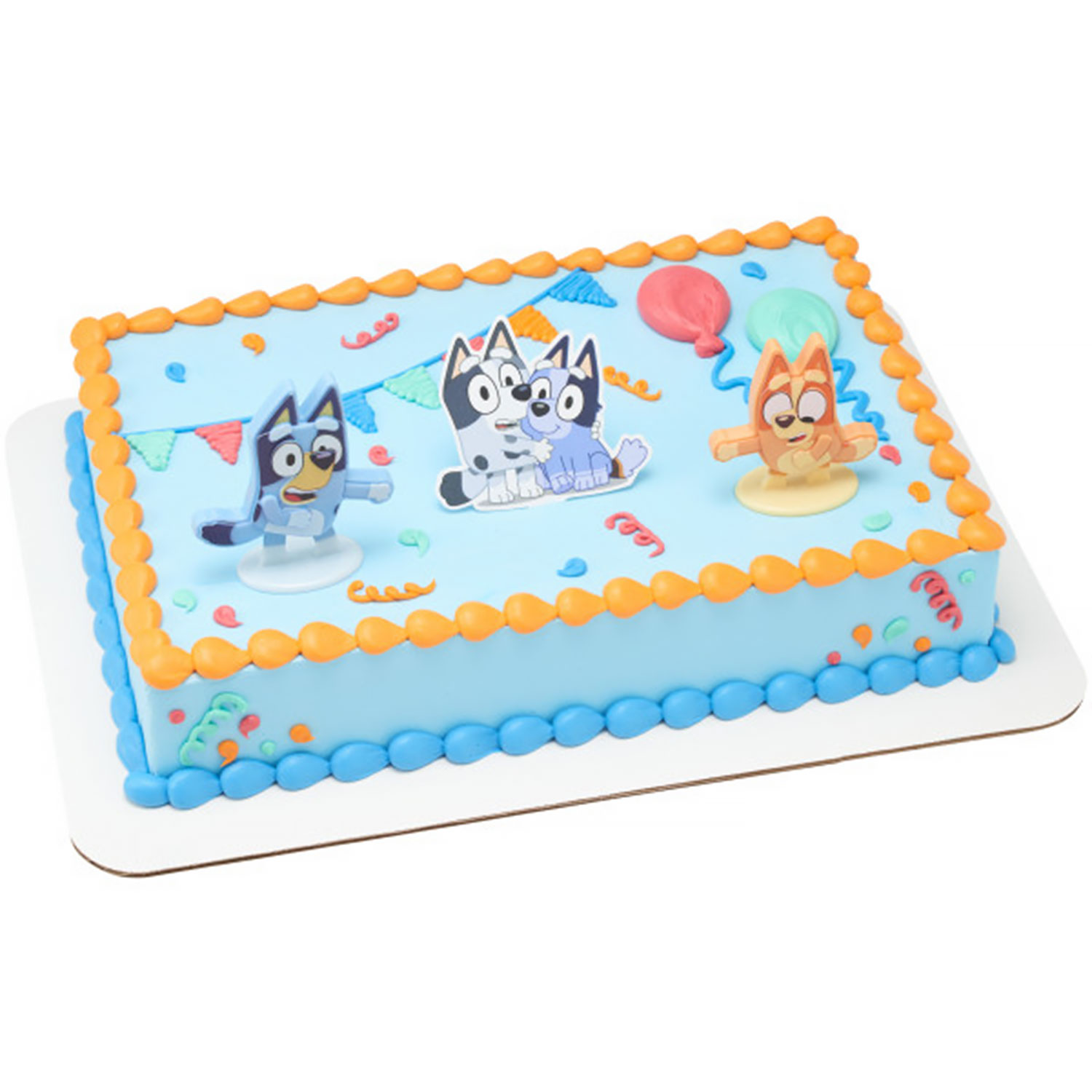 Bluey Birthday Cake (Rolled Buttercream) 