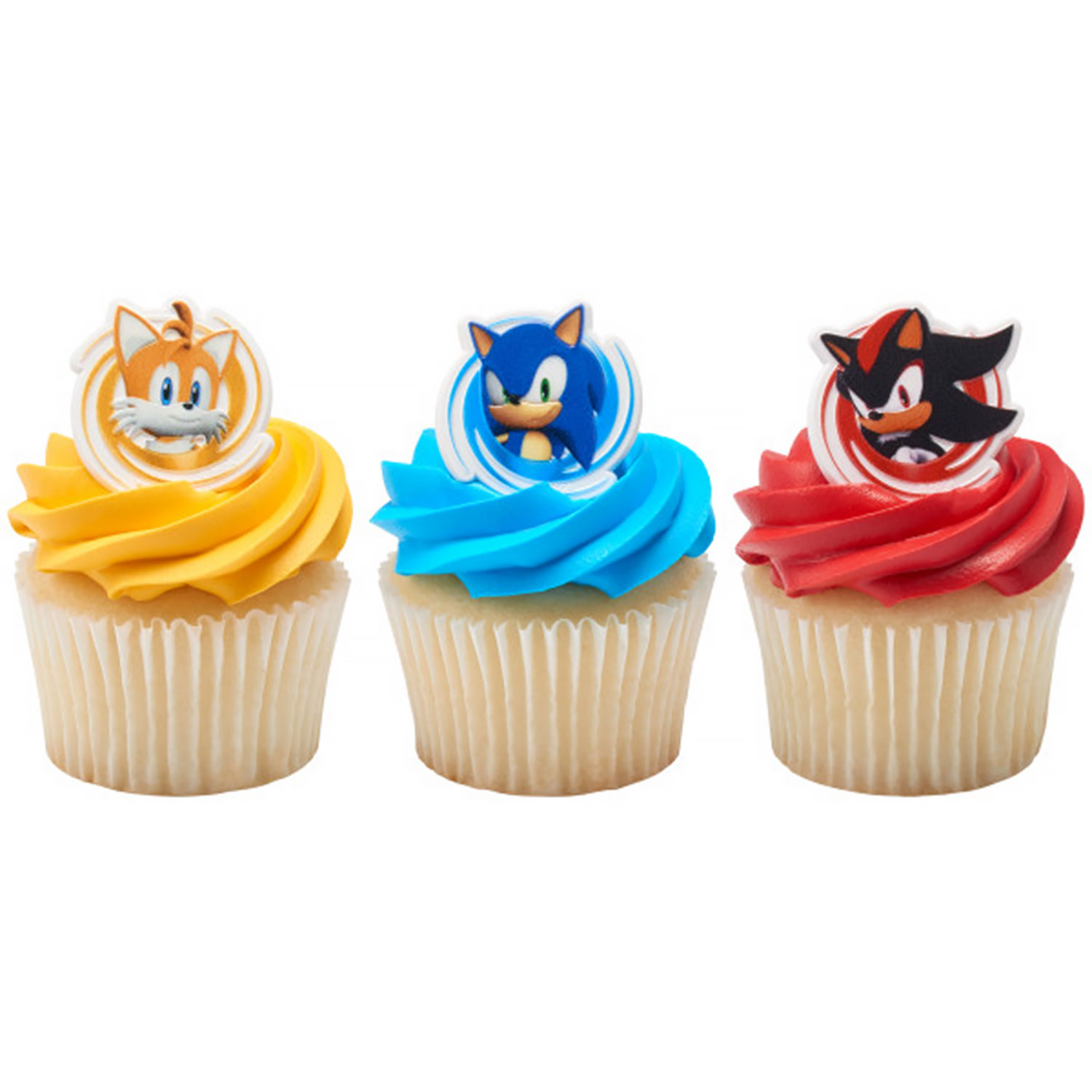 Sonic the Hedgehog Cupcake Toppers