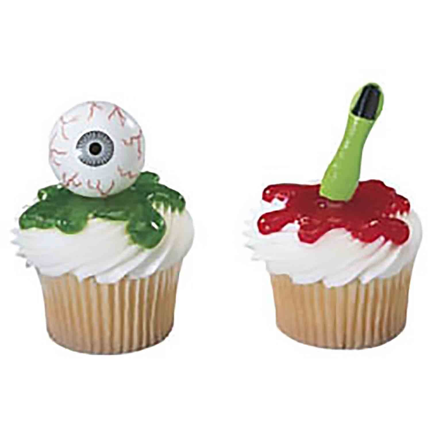 Eyeballs and Witch Fingers Cake Picks