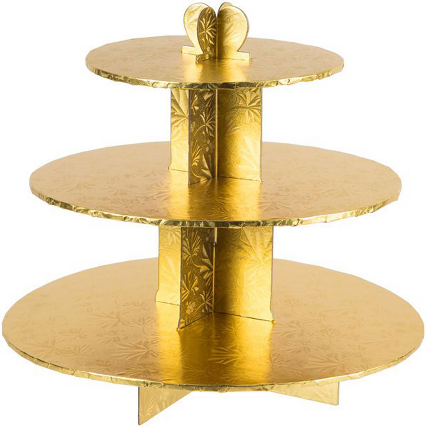 Gold 3 Tier Cupcake Stand