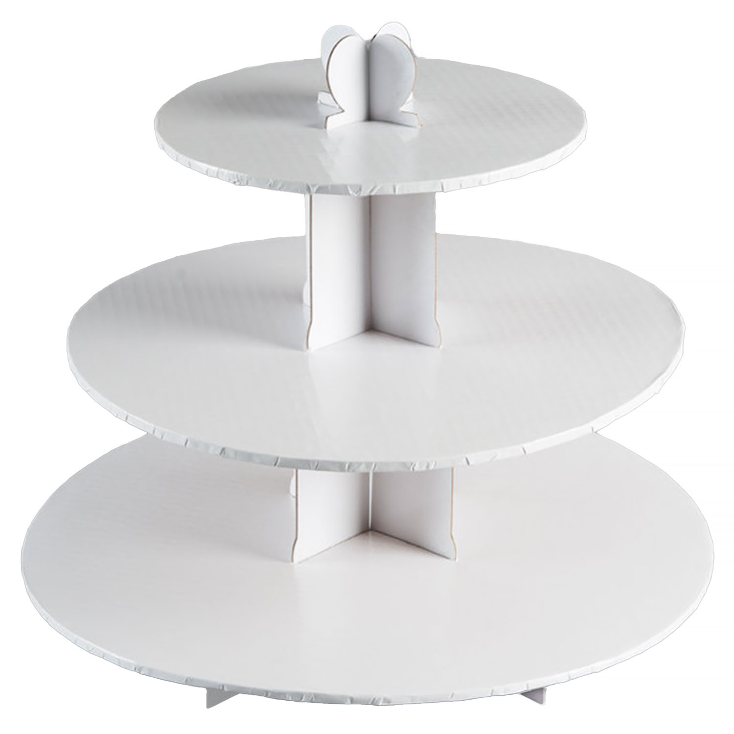 White 3 Tier Cupcake Stand