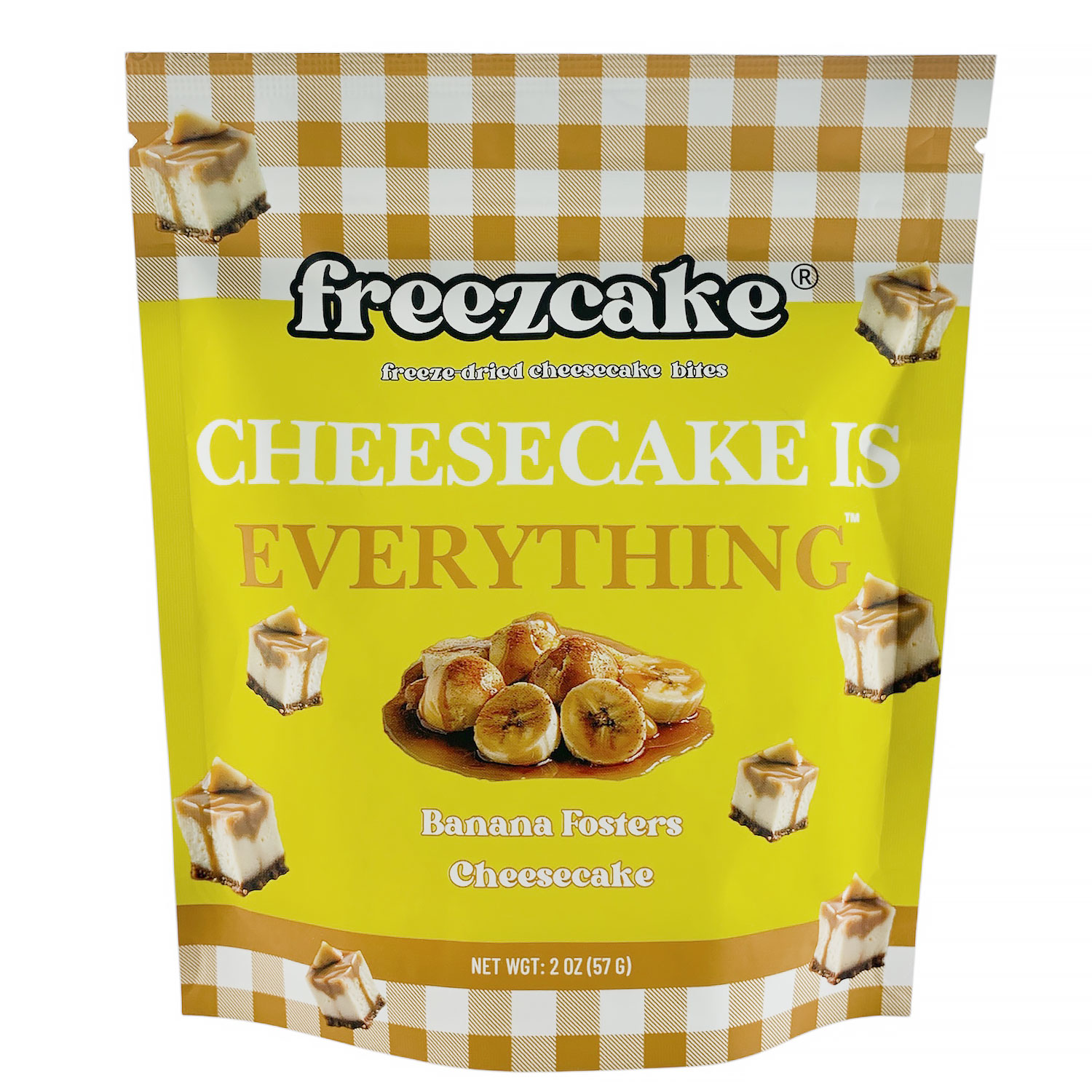 Freeze Dried Banana Foster Cheesecake Bites
