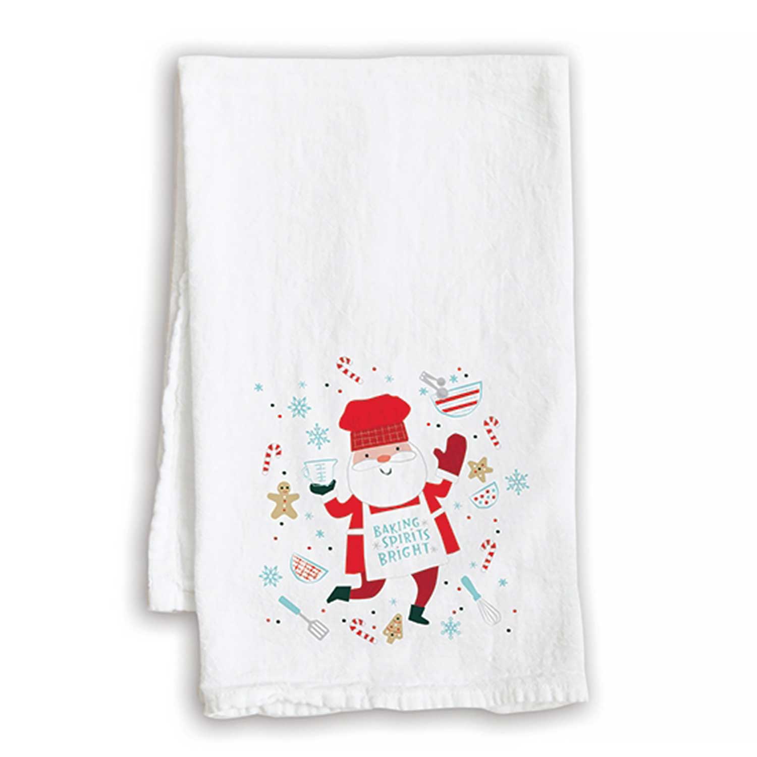 Baking Santa Kitchen Towel