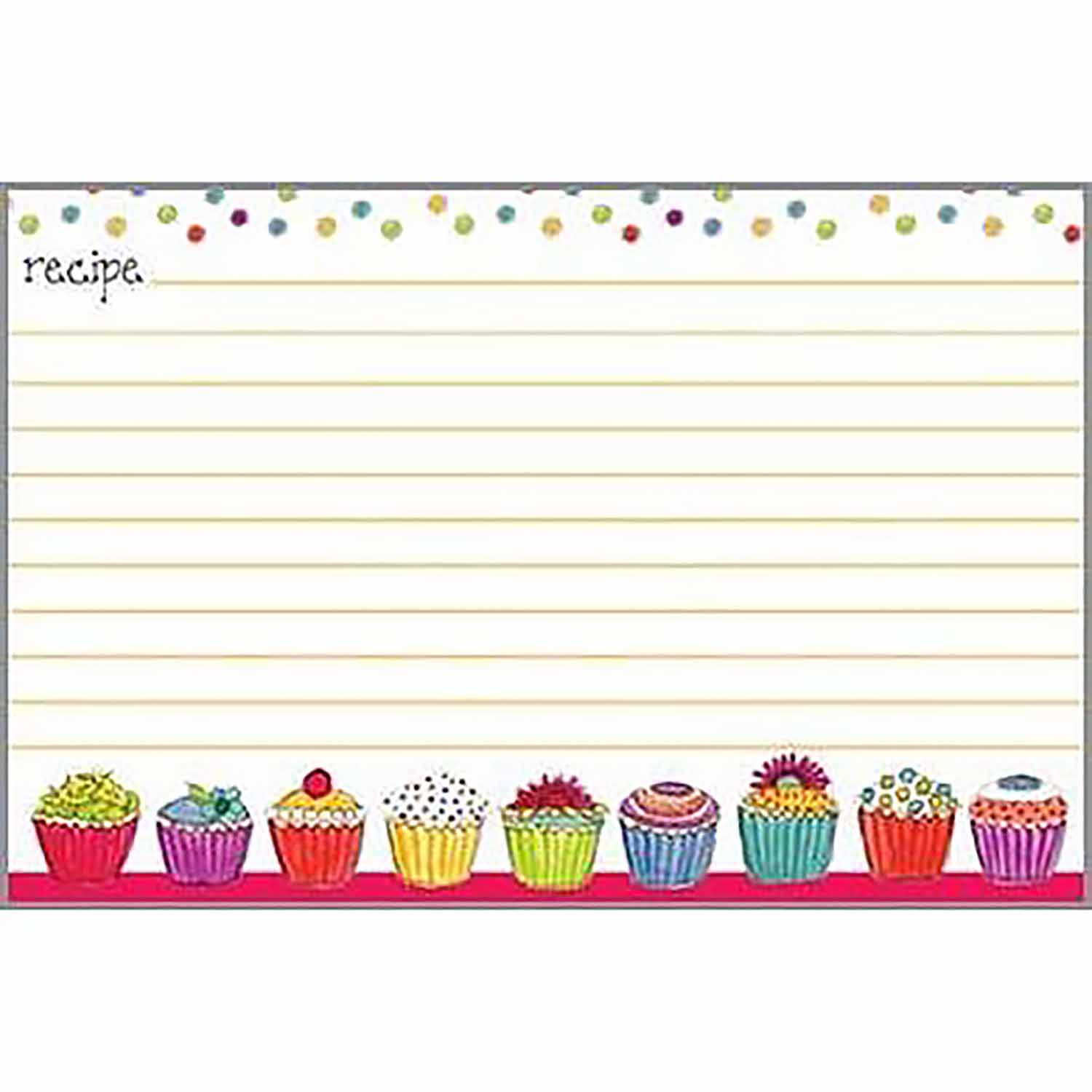 Cupcake Recipe Cards