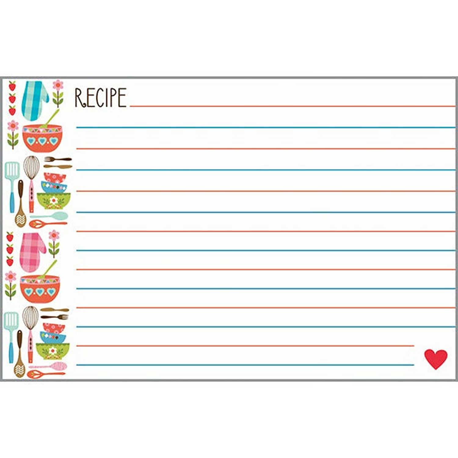 Recipe Cards - Country Kitchen