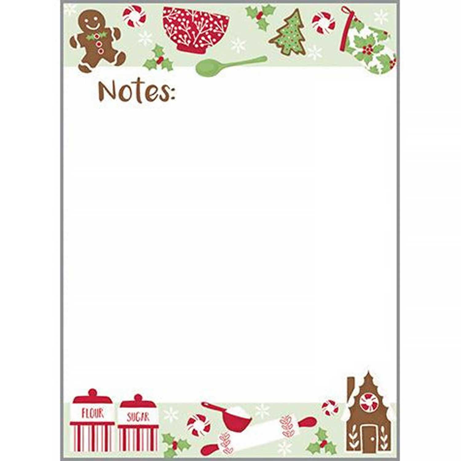 Baking Spirits Bright Memo Pad