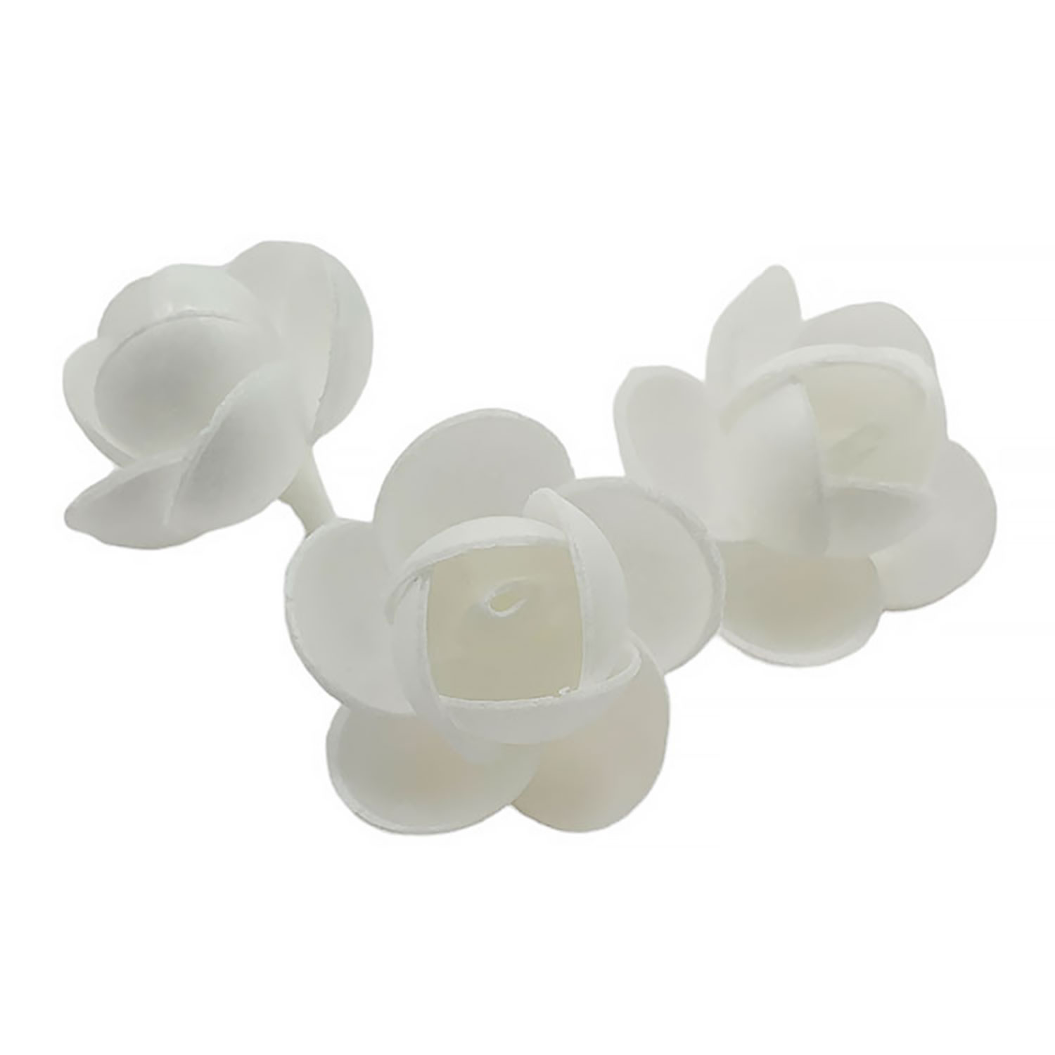 White Wafer Paper Roses