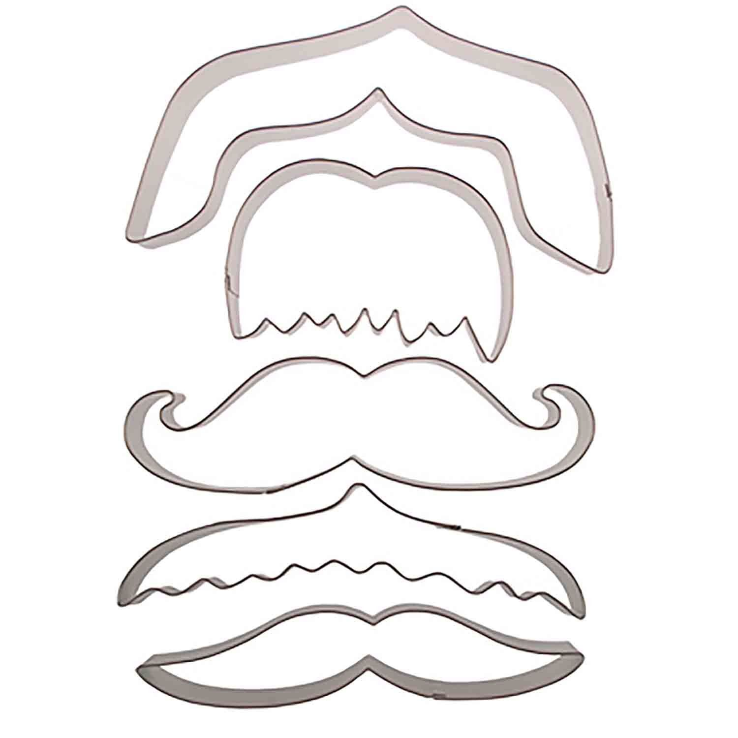 Mustache Cookie Cutter Set