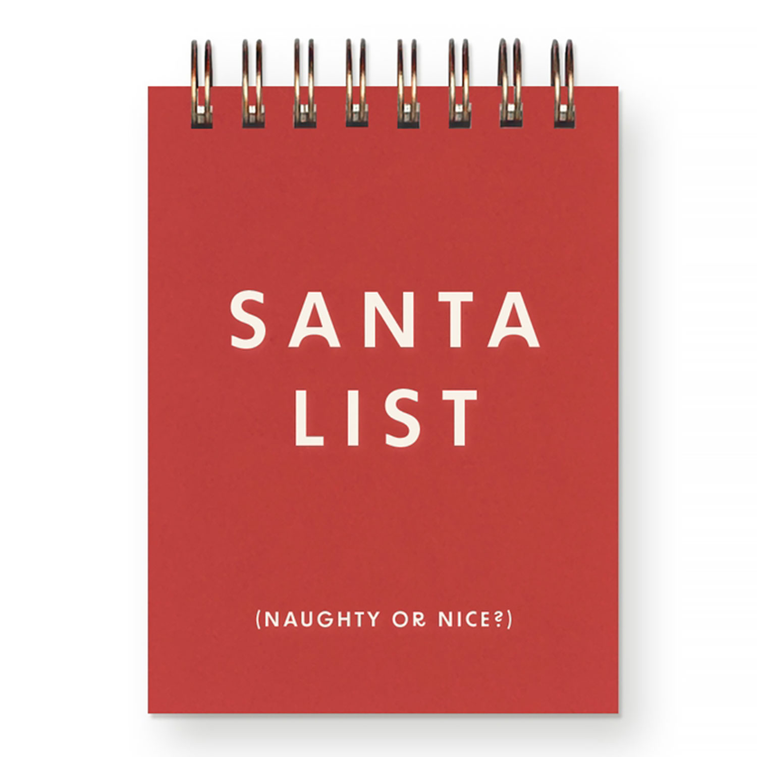 Santa List Mini Notebook
