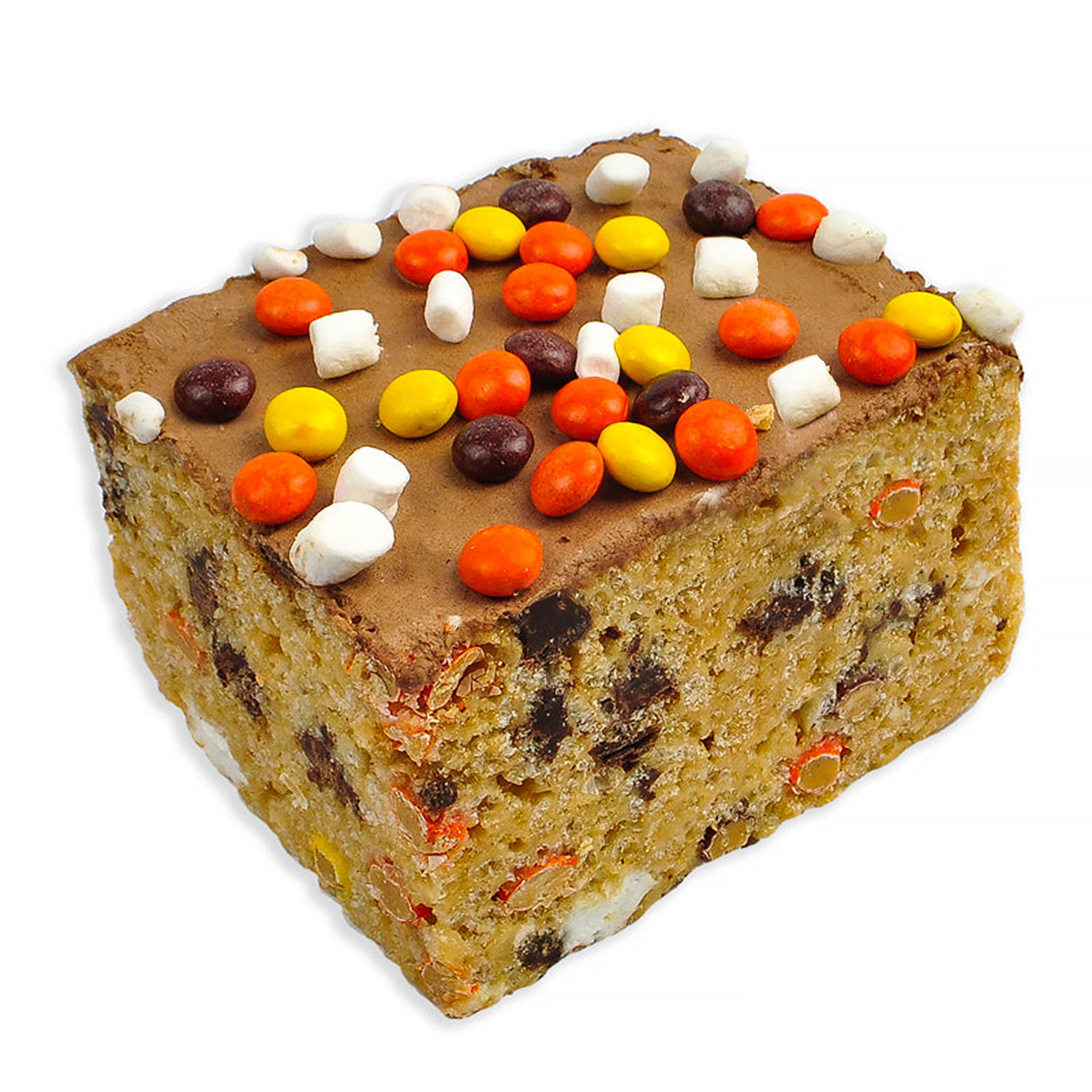Chocolate Peanut Butter Jumbo Rice Krispie Treat