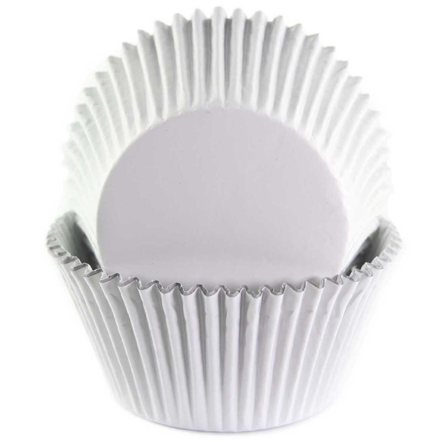 White Foil Jumbo Cupcake Liners