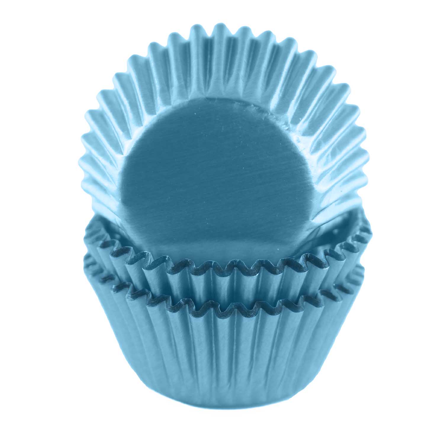 Light Blue Mini Cupcake Liners  Light Blue Midi Baking Cups