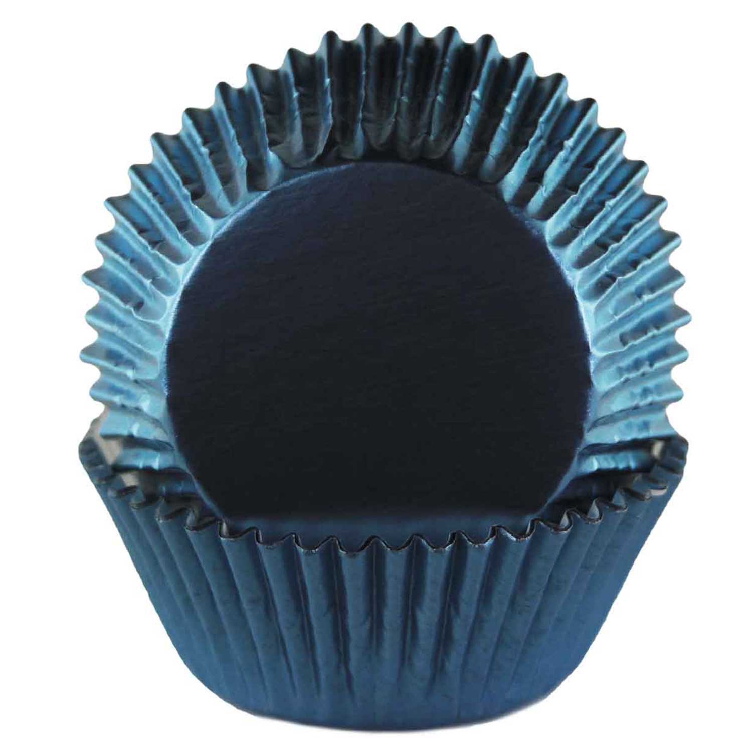 Blue Foil Cupcake Liners qty 50 Royal Blue Foil Cupcake Liners