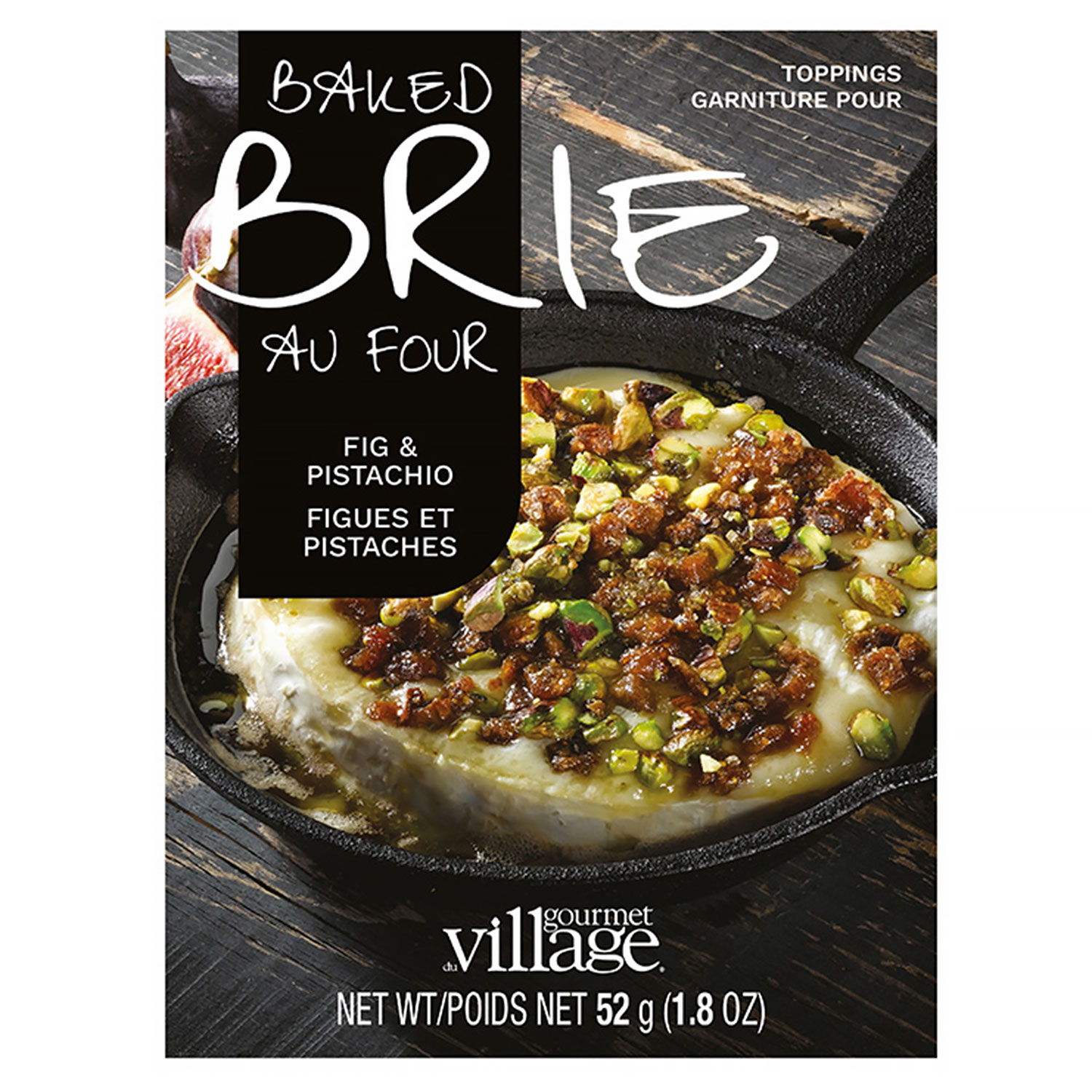 Fig and Pistachio Brie Topping