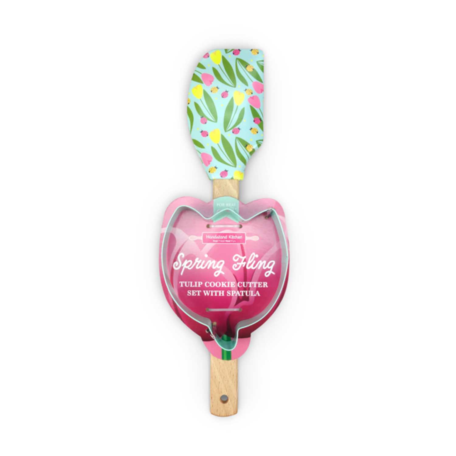 Spring Tulip Spatula & Cutter Set