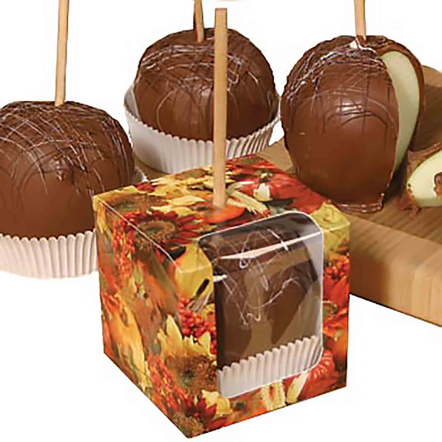 Fall Candy Apple Box with Window