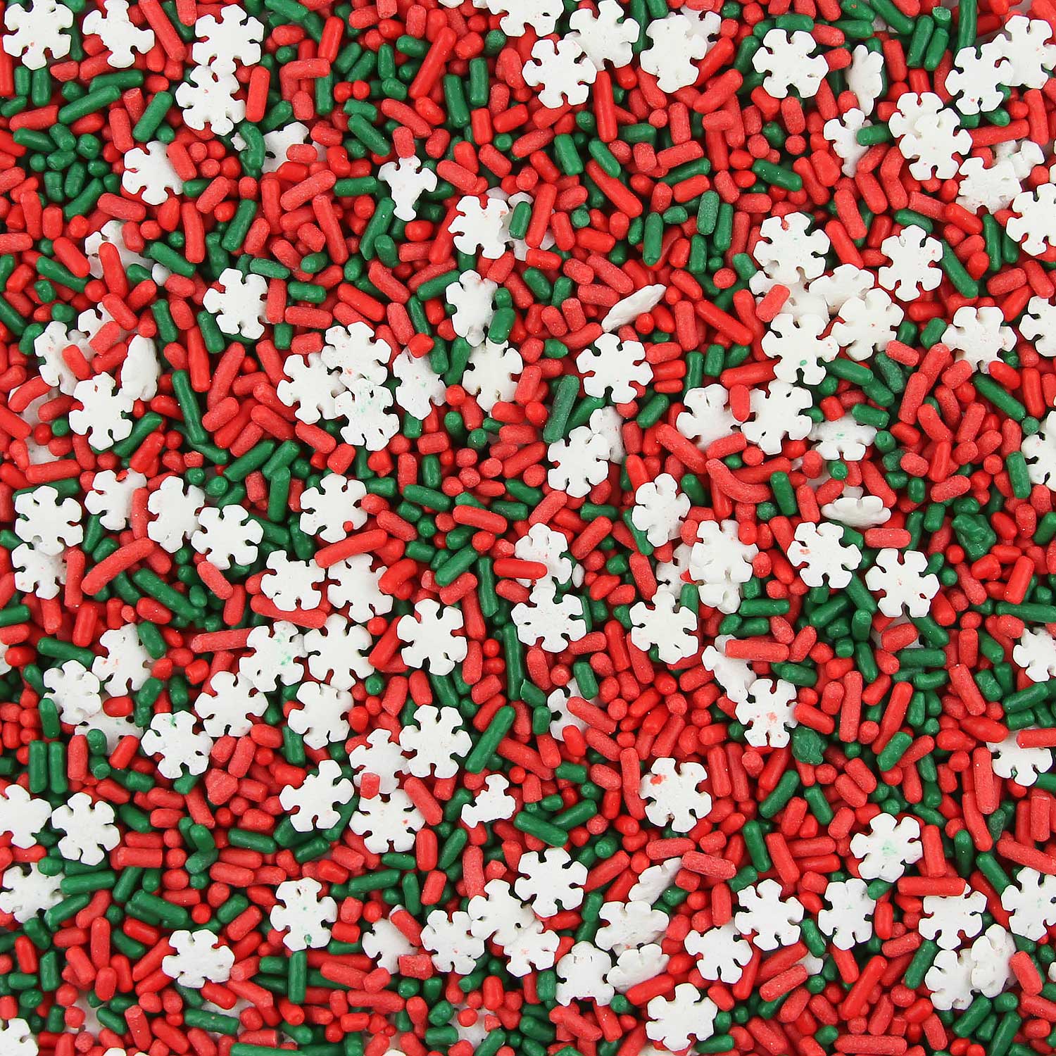 White Snowflakes Tissue Paper Confetti (1lb)