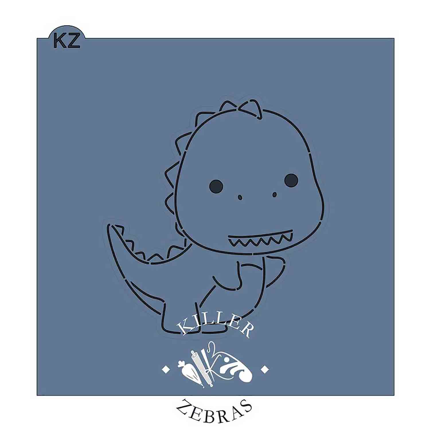 Baby T-Rex Stencil