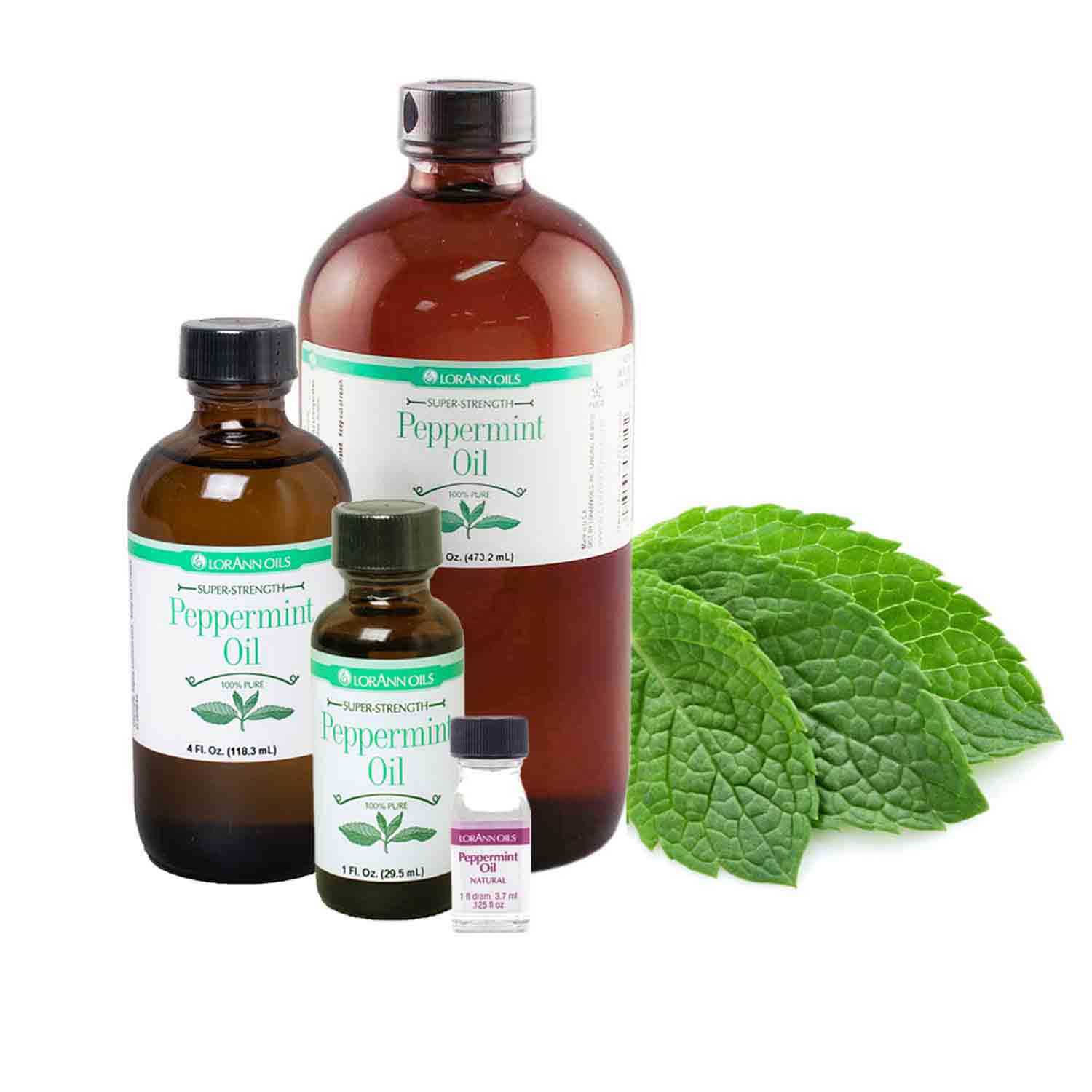 Peppermint Oil (Natural) - 16 oz - LorAnn