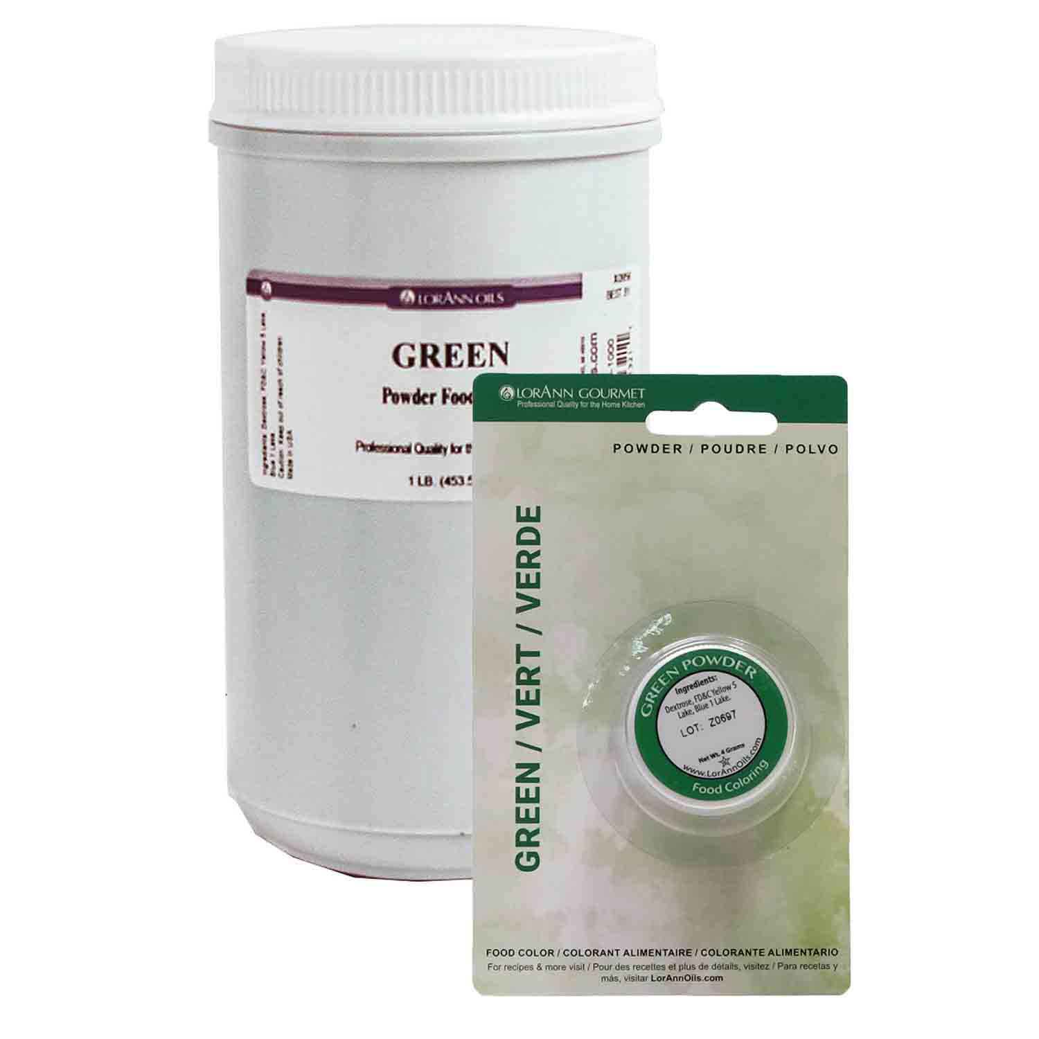 Green Powdered Food Color - LorAnn