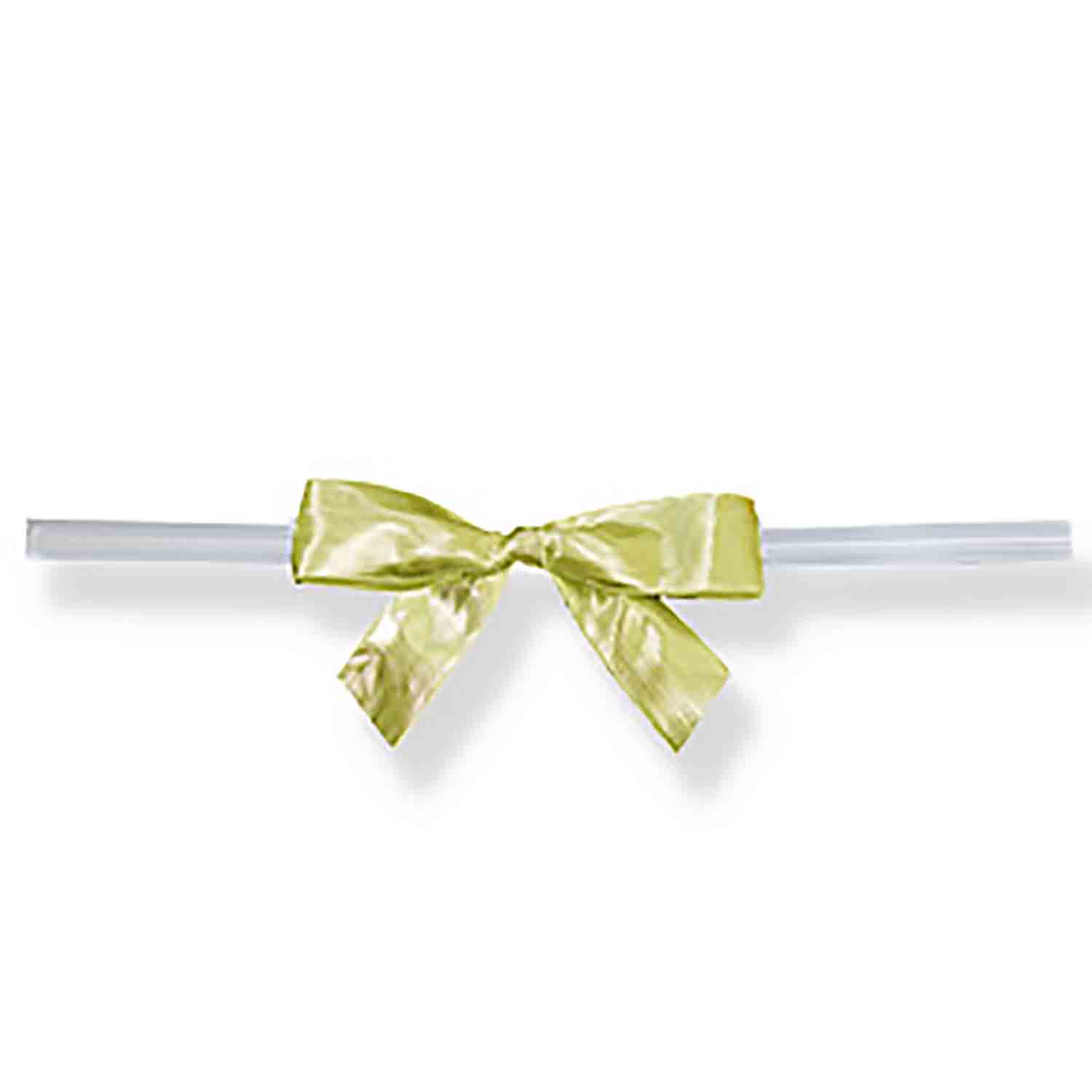 Gold Twist Tie Bows