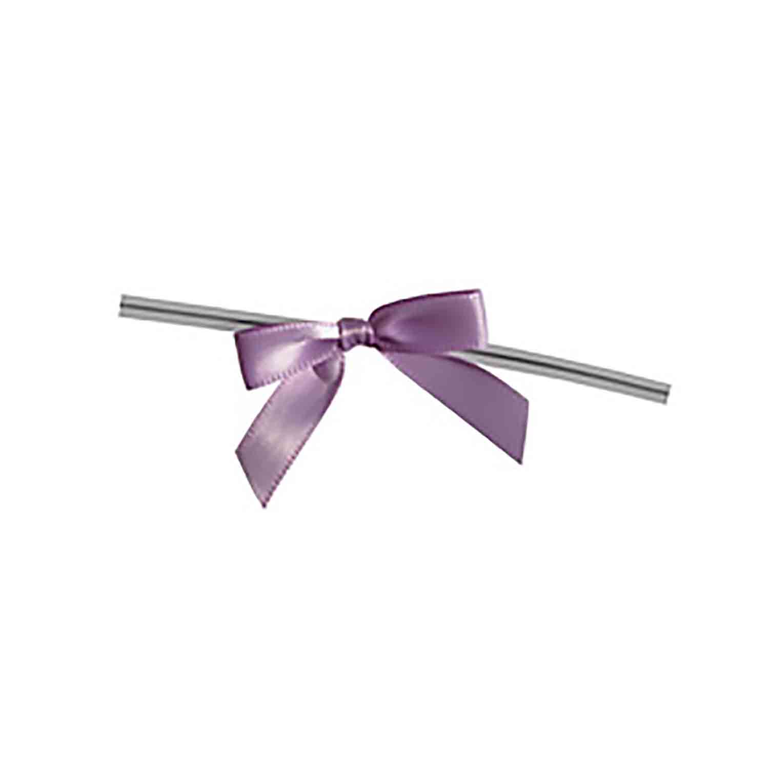 Lavender Twist Tie Bows