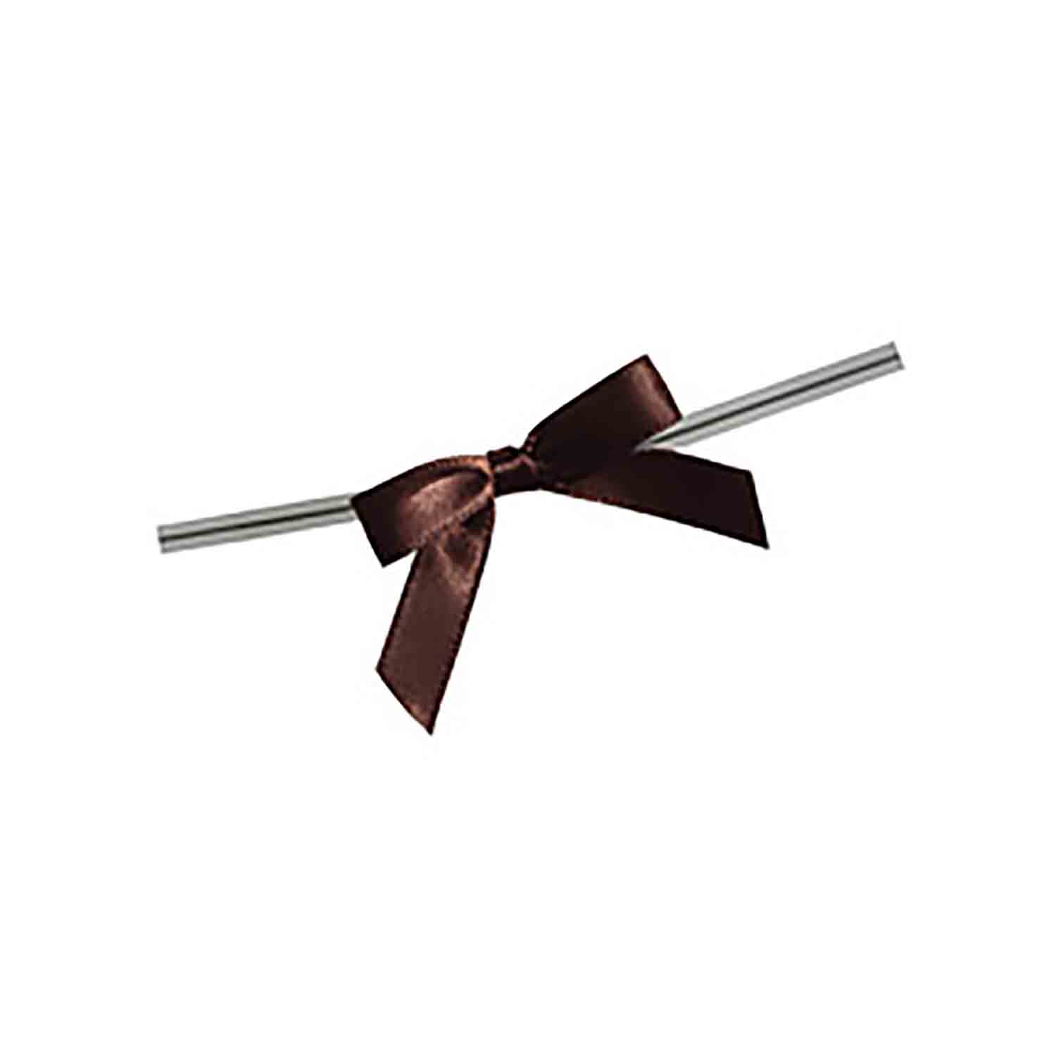 Brown Twist Tie Bows