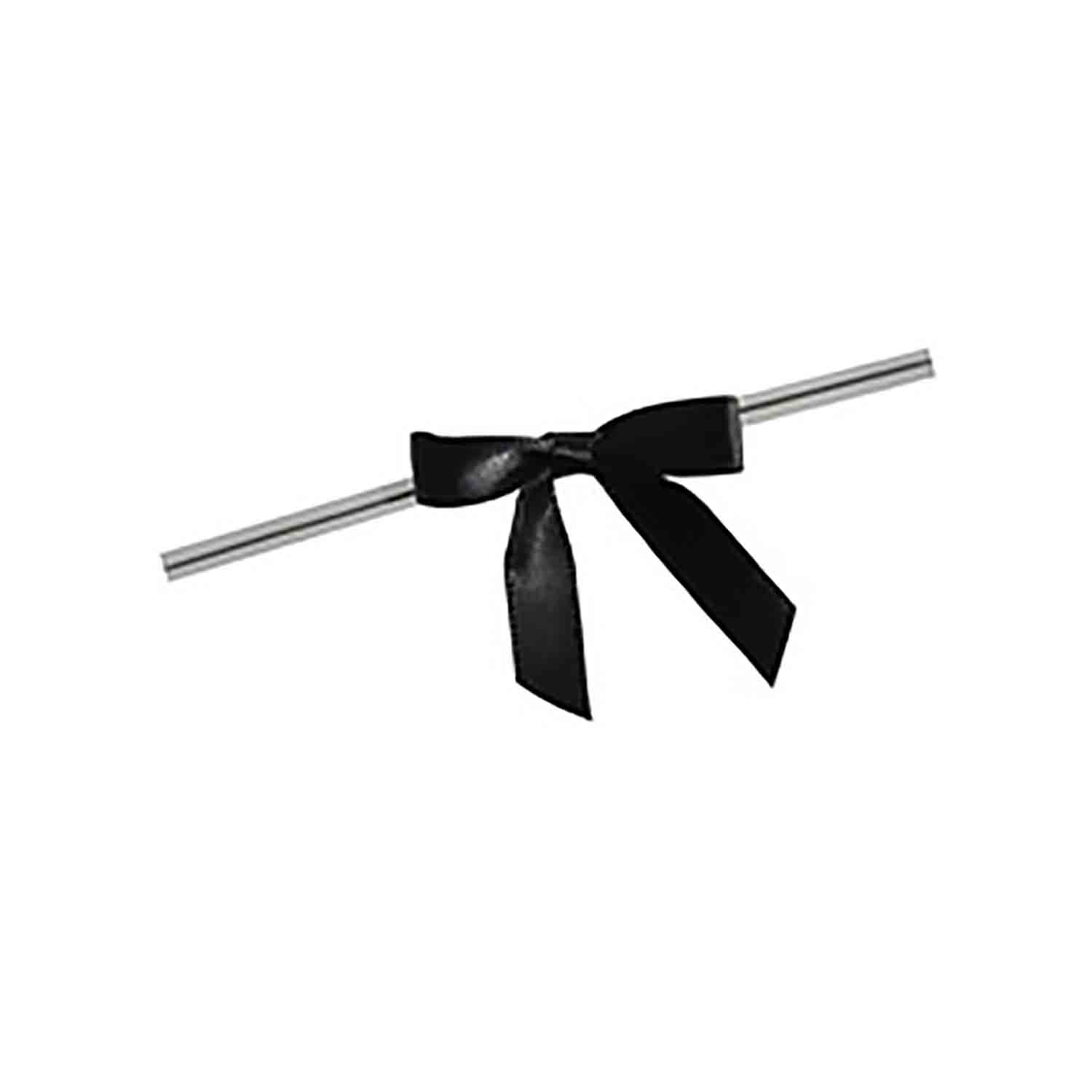 Black Twist Tie Bows