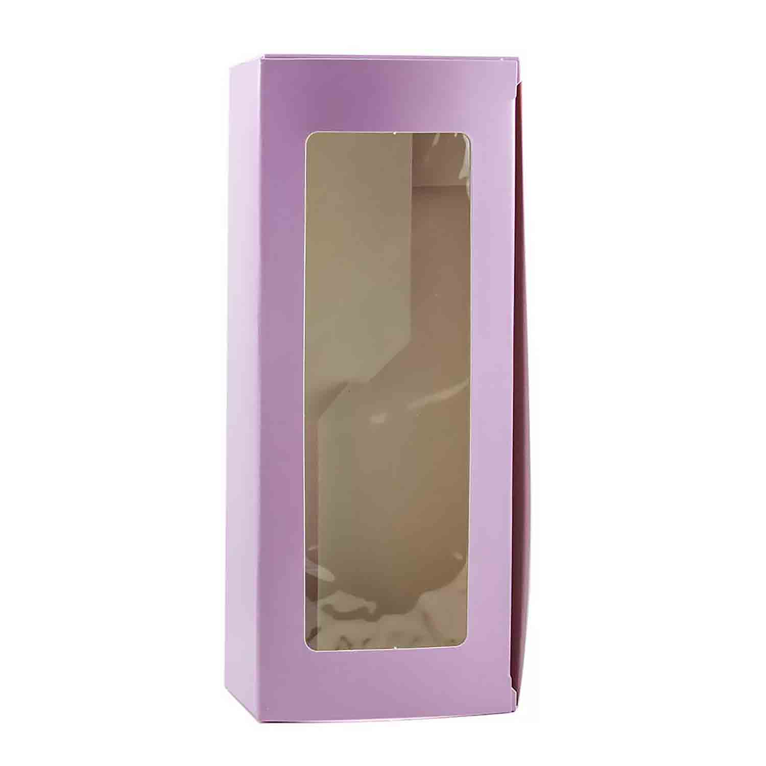 1 1/2 lb Lavender Candy Box with Window