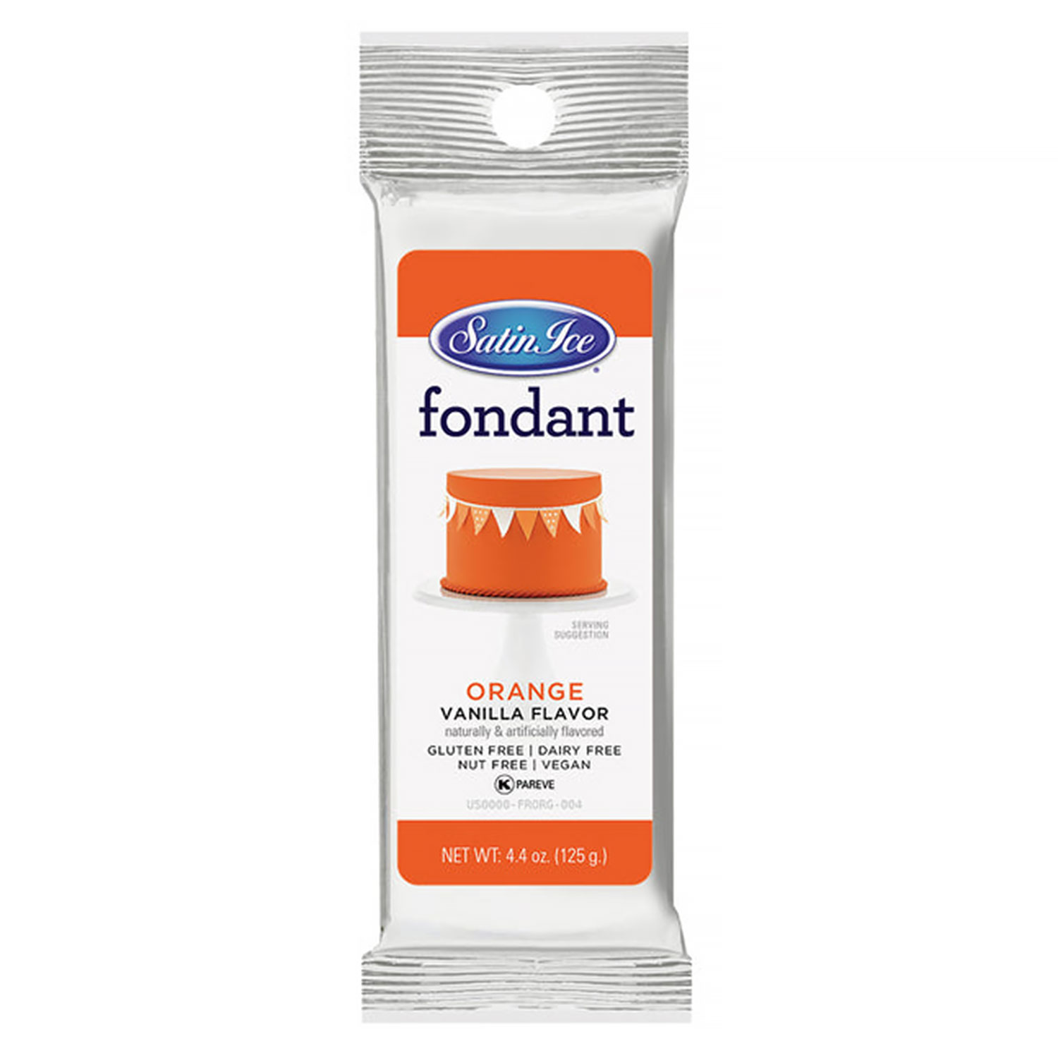 Orange Rolled Fondant