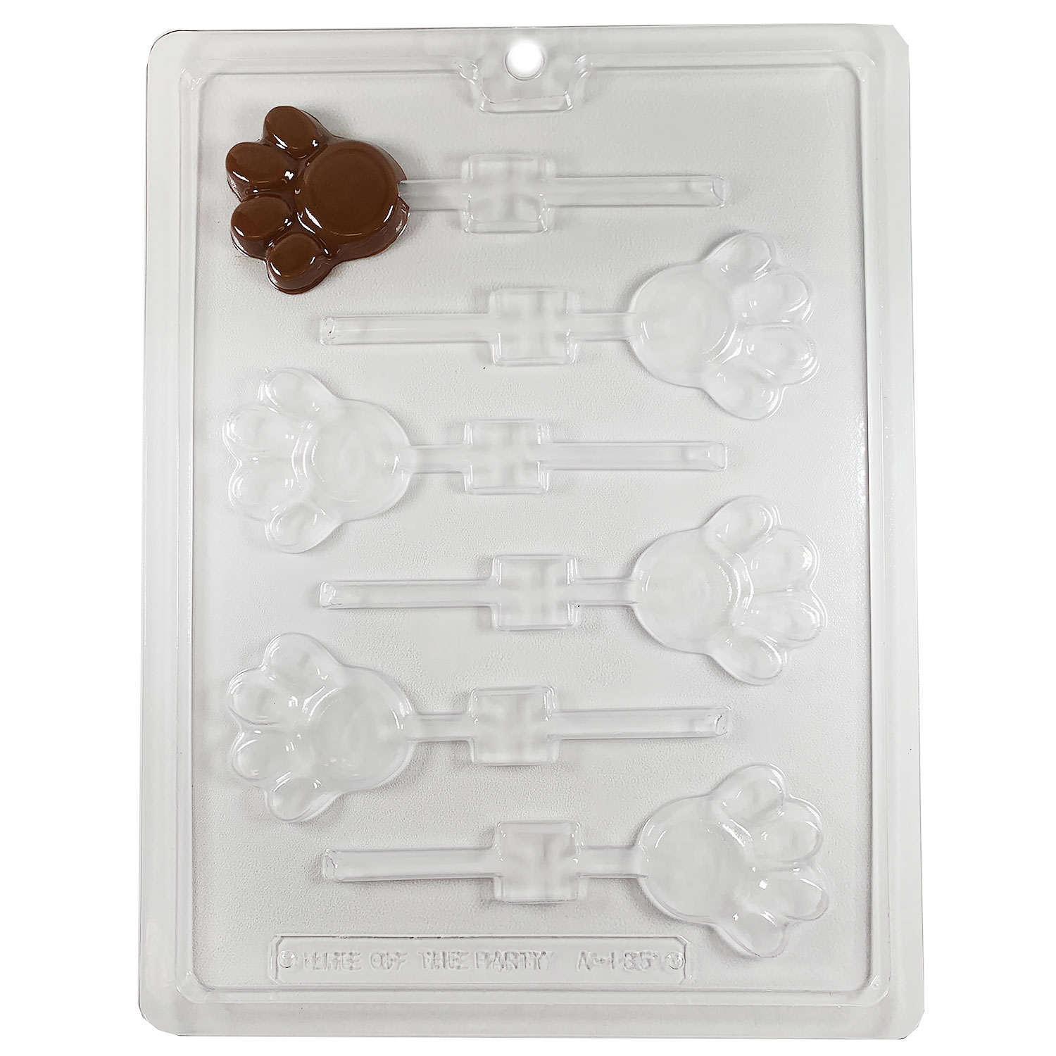 Dog Paw Sucker Chocolate Mold