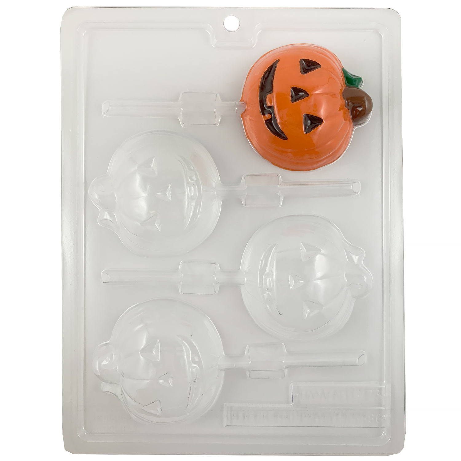 Jack-o-Lantern Chocolate Lollipop Mold