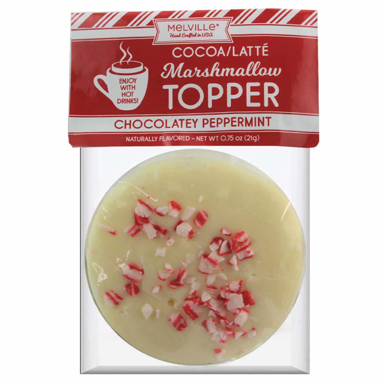 White Chocolate Peppermint Marshmallow Topper