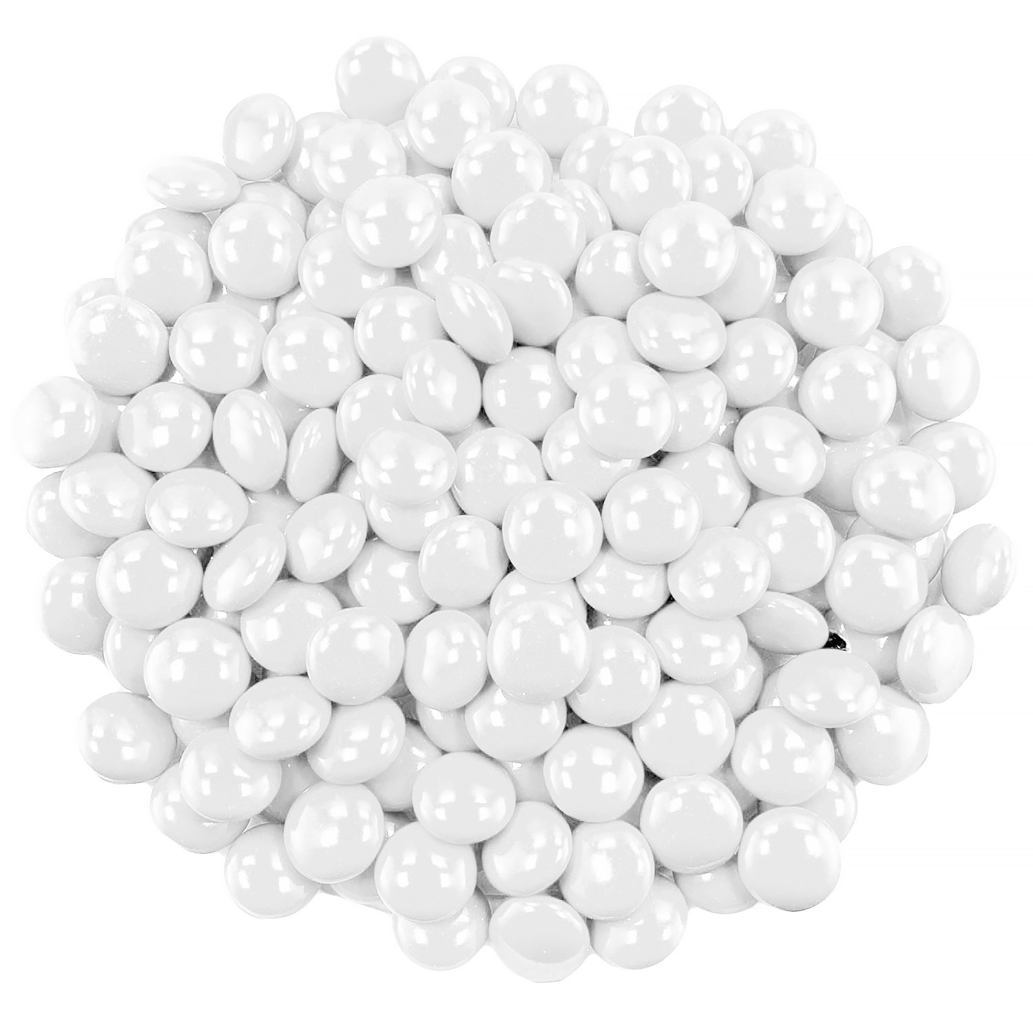 White Candy Coated Chocolate Candies