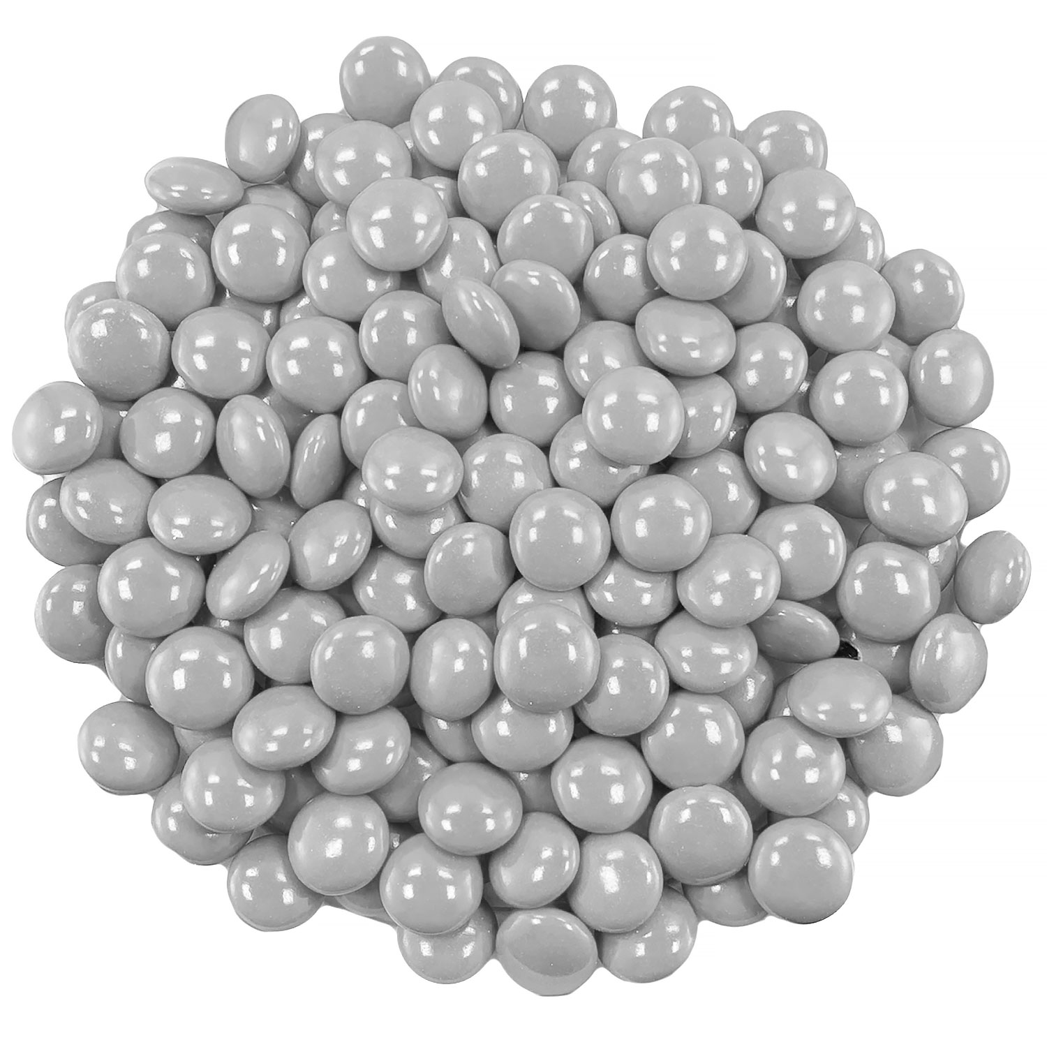 Silver Candy Coated Chocolate Candies