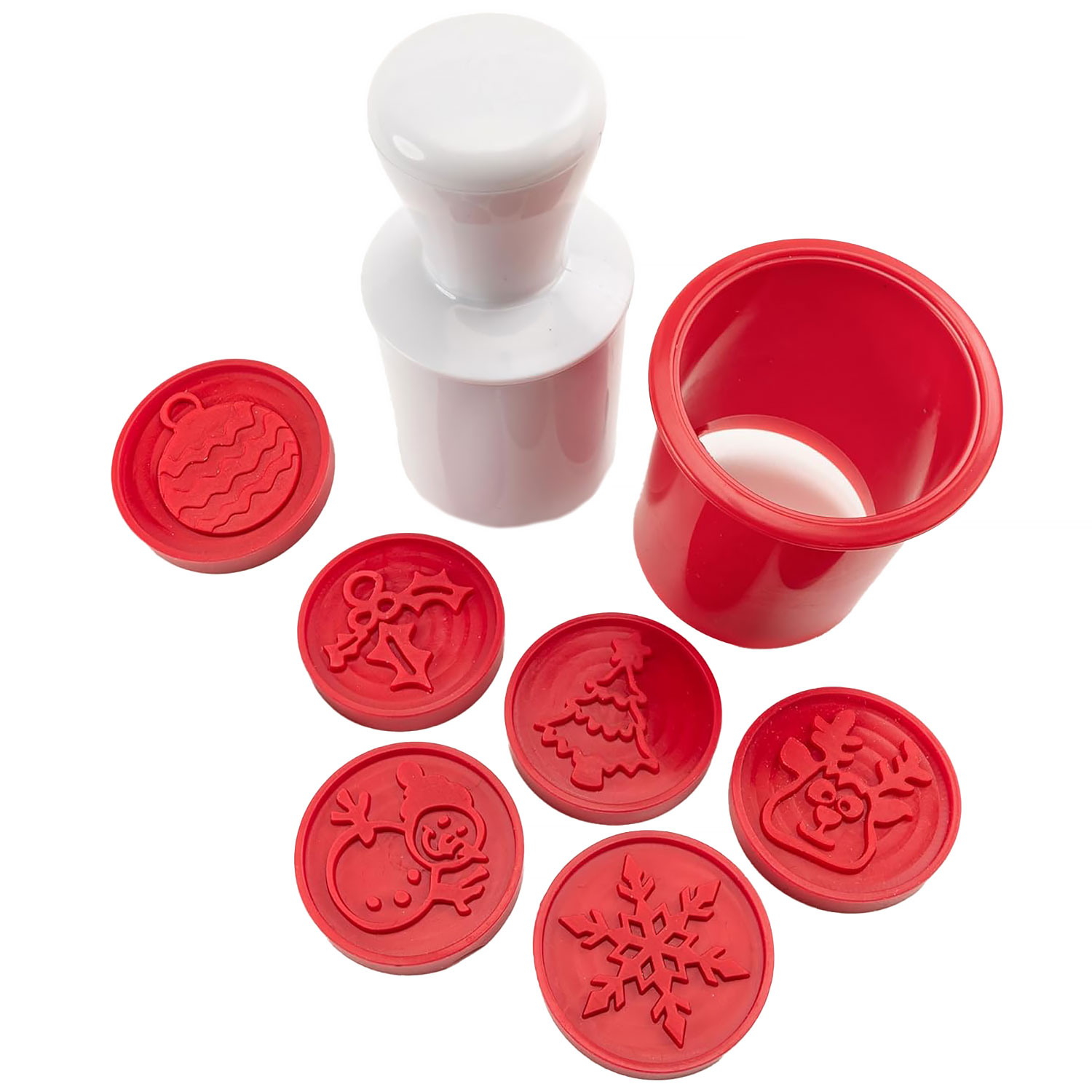 Christmas Cookie Stamp and Cutter Set