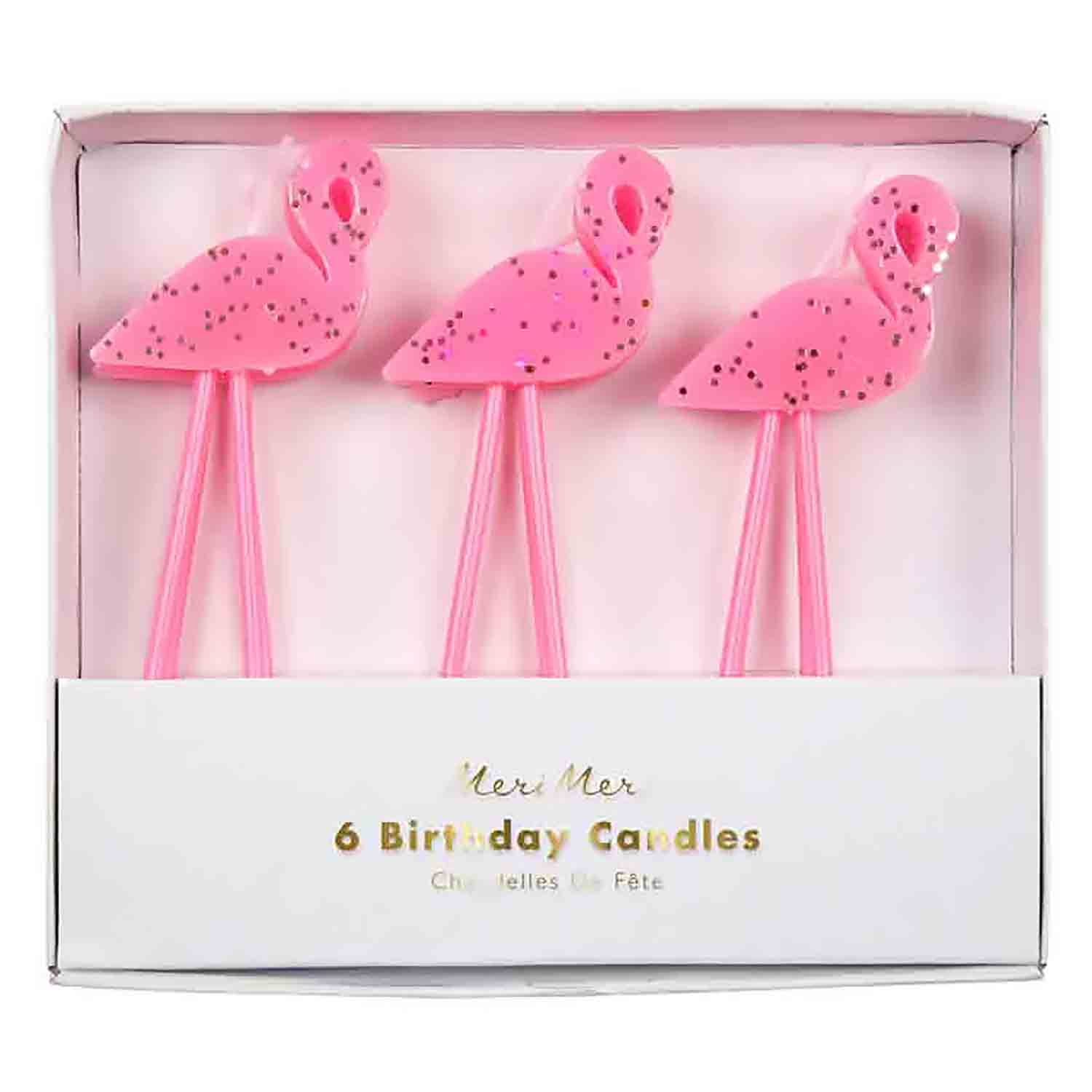 Flamingo Candles Set
