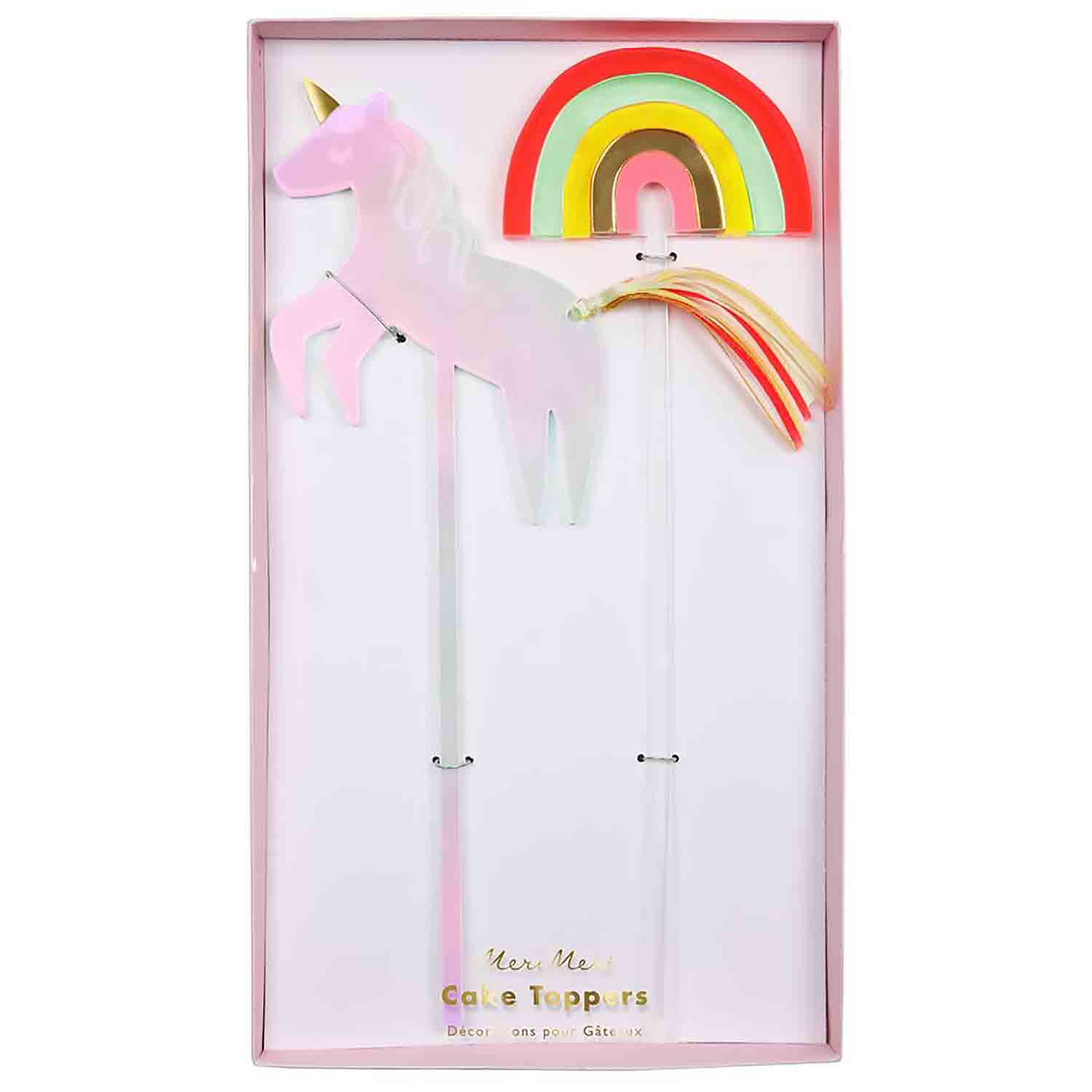 Unicorn Cake Topper Set