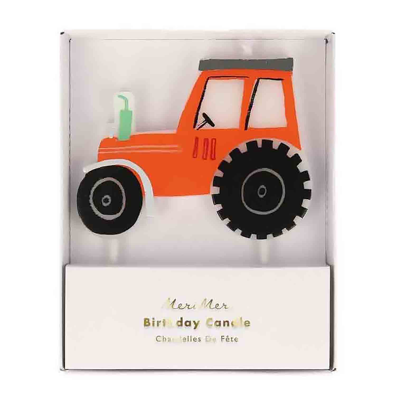 On the Farm Tractor Candle