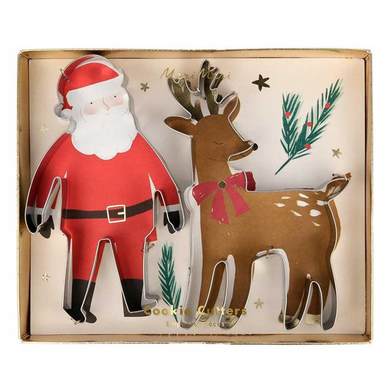 Santa & Reindeer Cookie Cutter Set