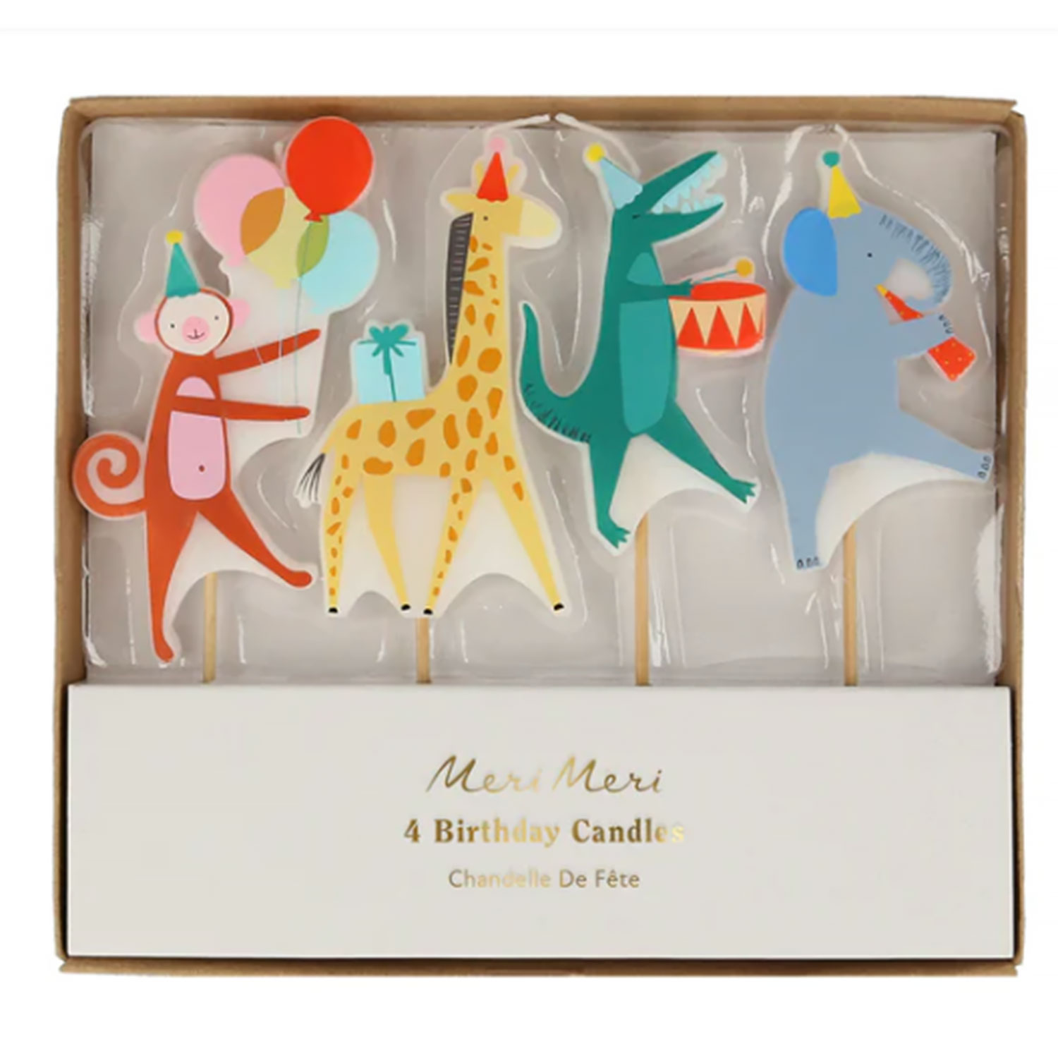 Animal Parade Birthday Candles