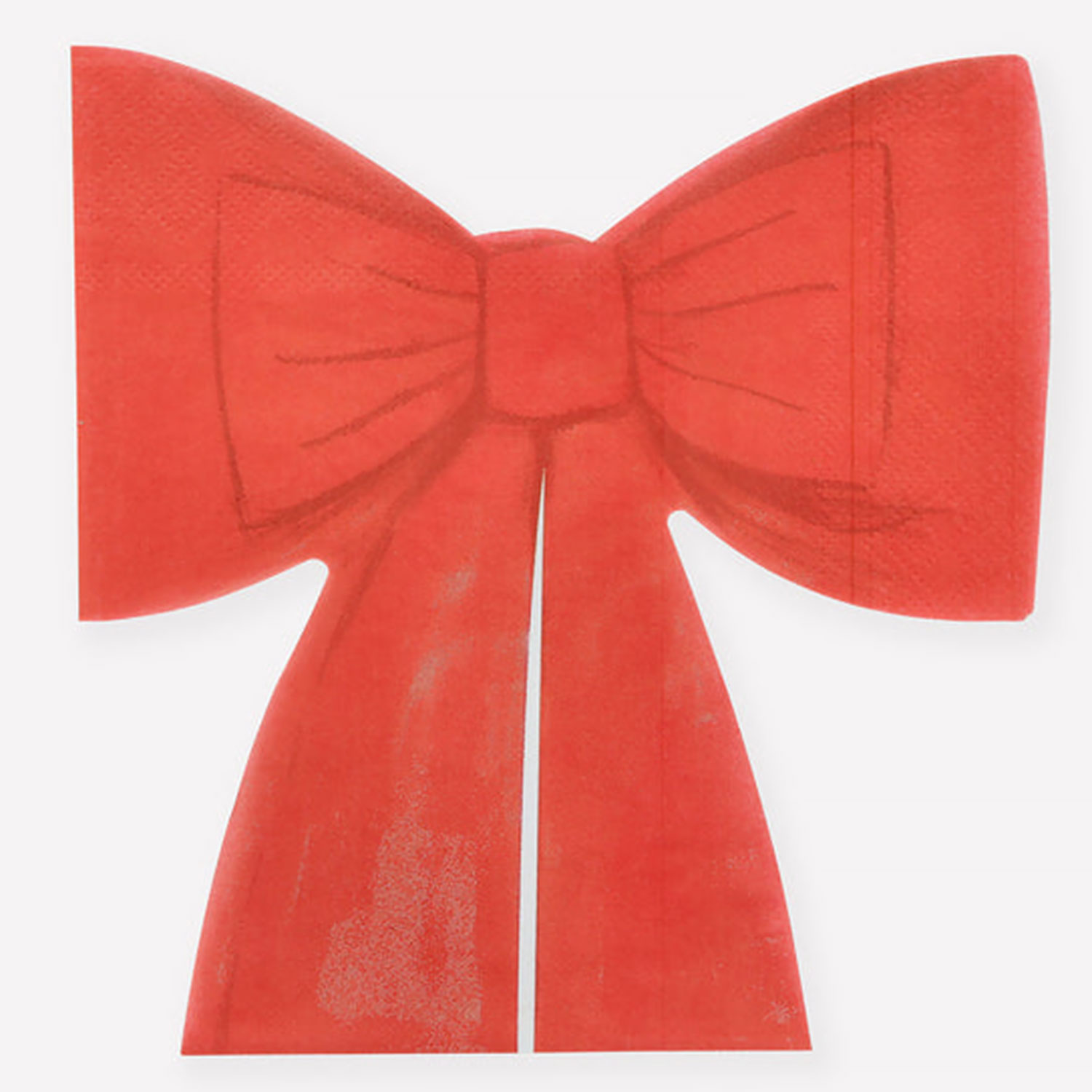 Red Bow Party Napkins