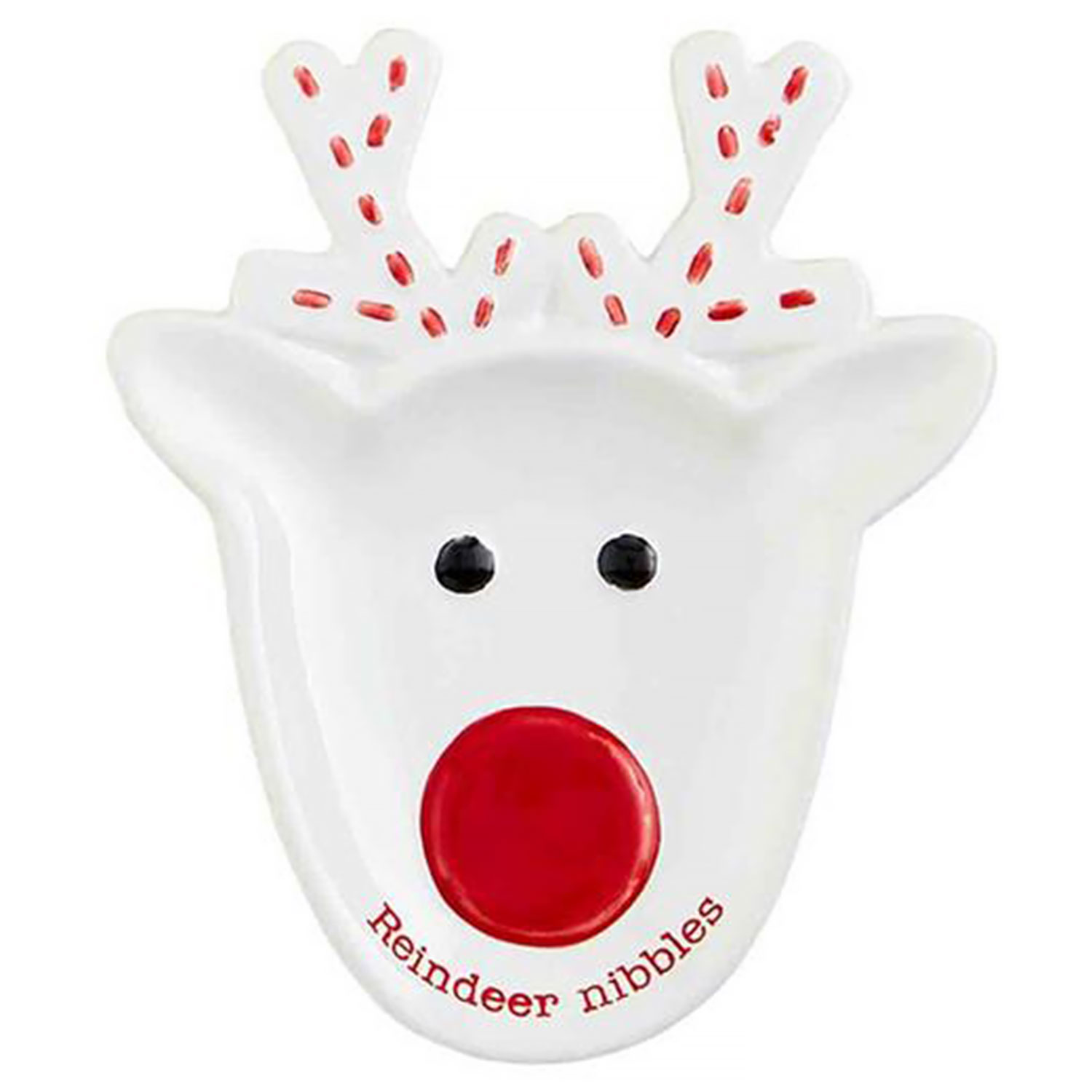 Reindeer Christmas Appetizer Plate