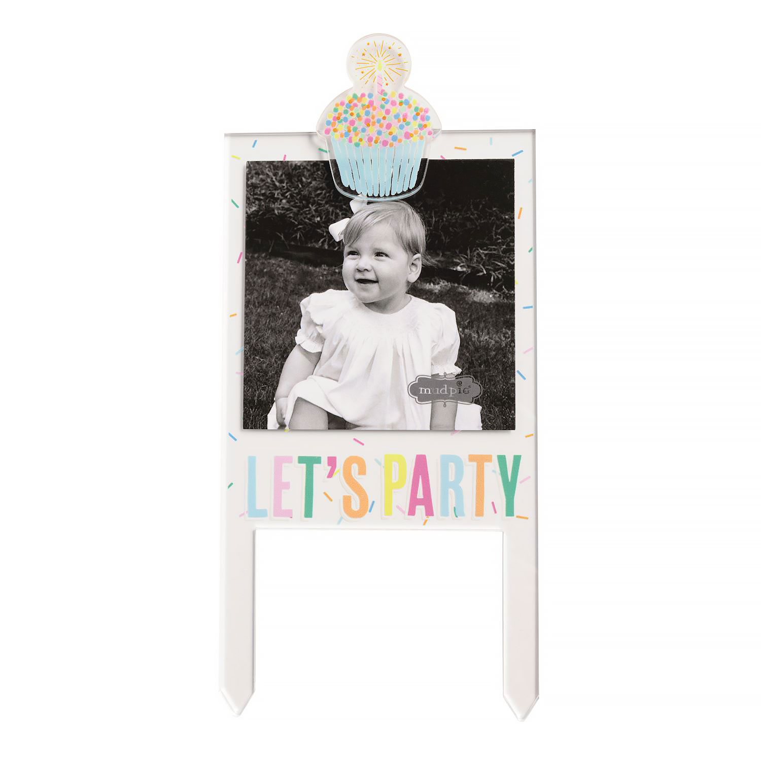 Let's Party Frame Cake Topper