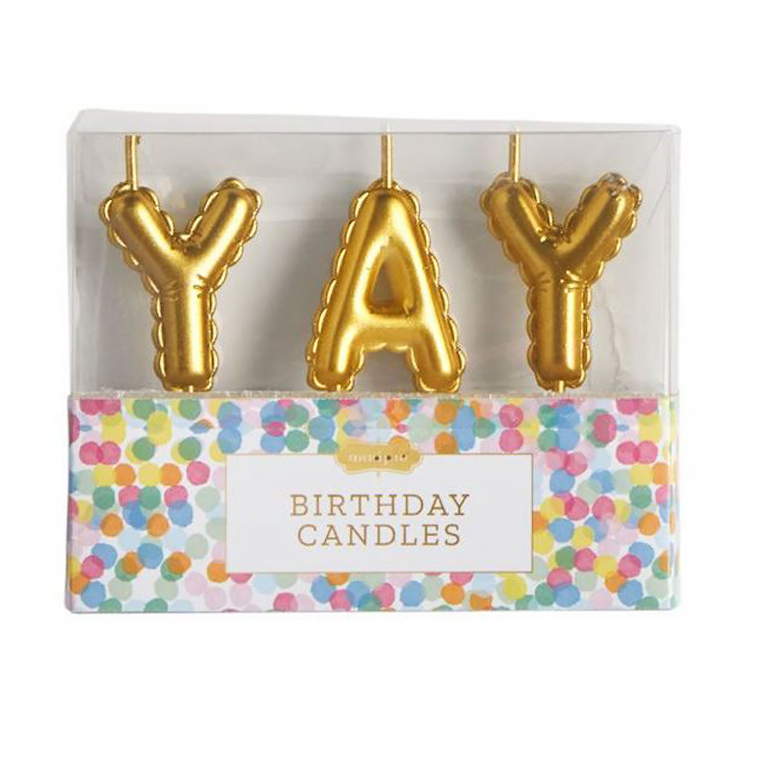 YAY Balloon Birthday Candle